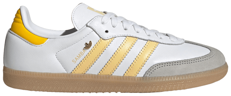adidas Wmns Samba OG White Orange Tint Yellow
