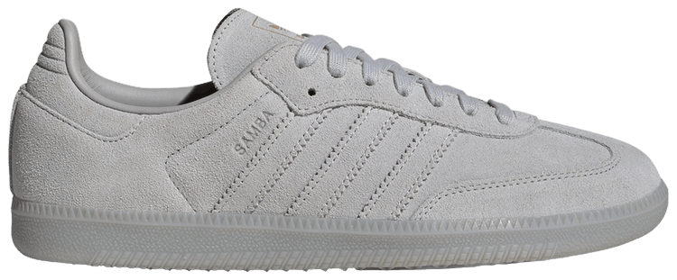 Adidas Samba OG Grey Crystal White Gold