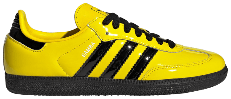 Adidas Wmns Samba OG Yellow Core Black Silver