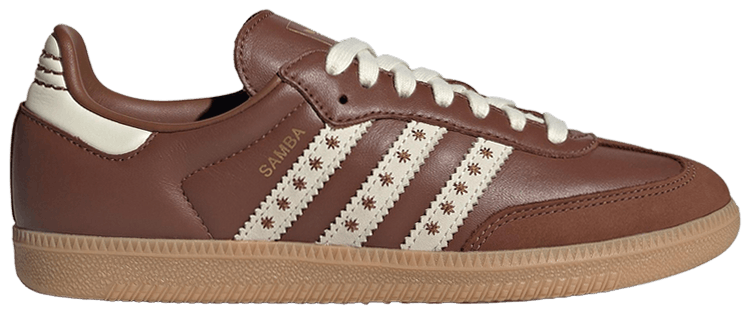 adidas Wmns Samba OG Cloud White Preloved Brown Cream