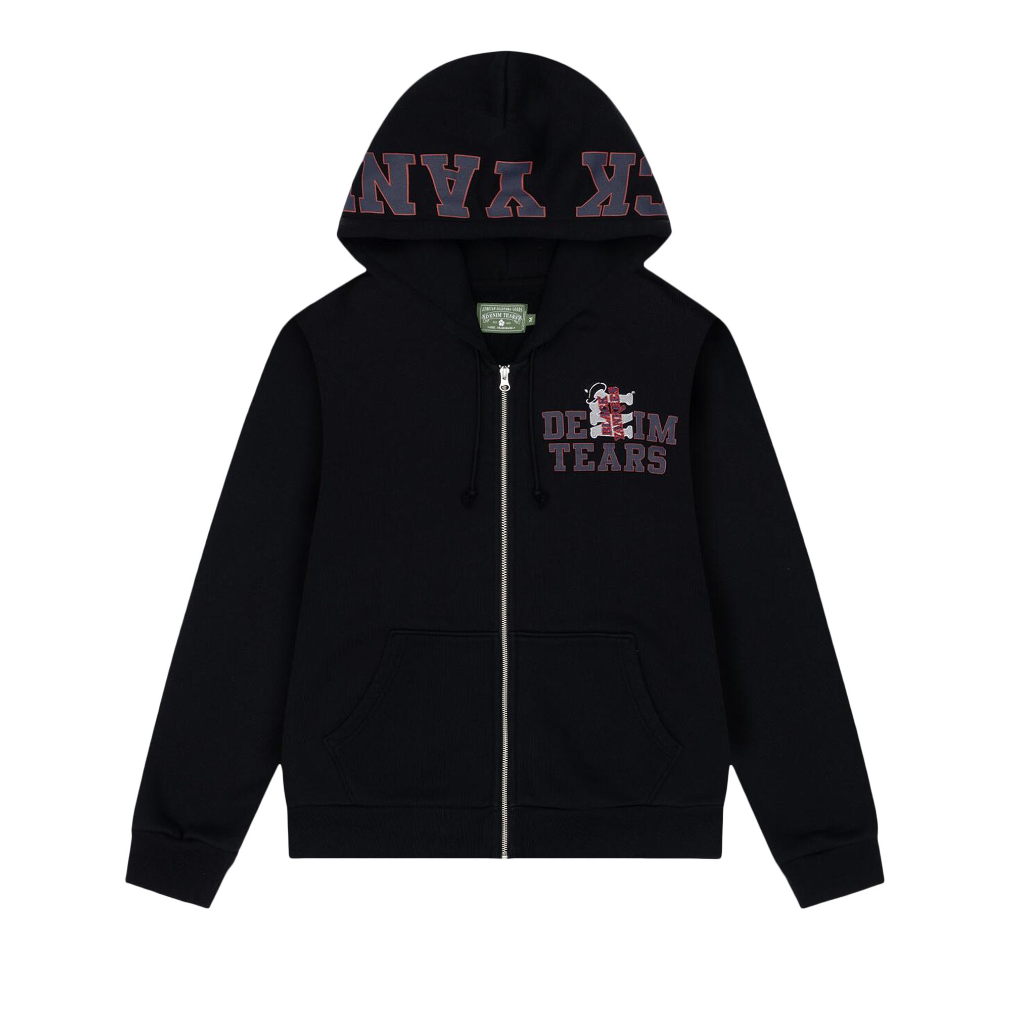 Pre-owned Denim Tears Yankees Zip Hoodie 'black' | Men's Size Xs