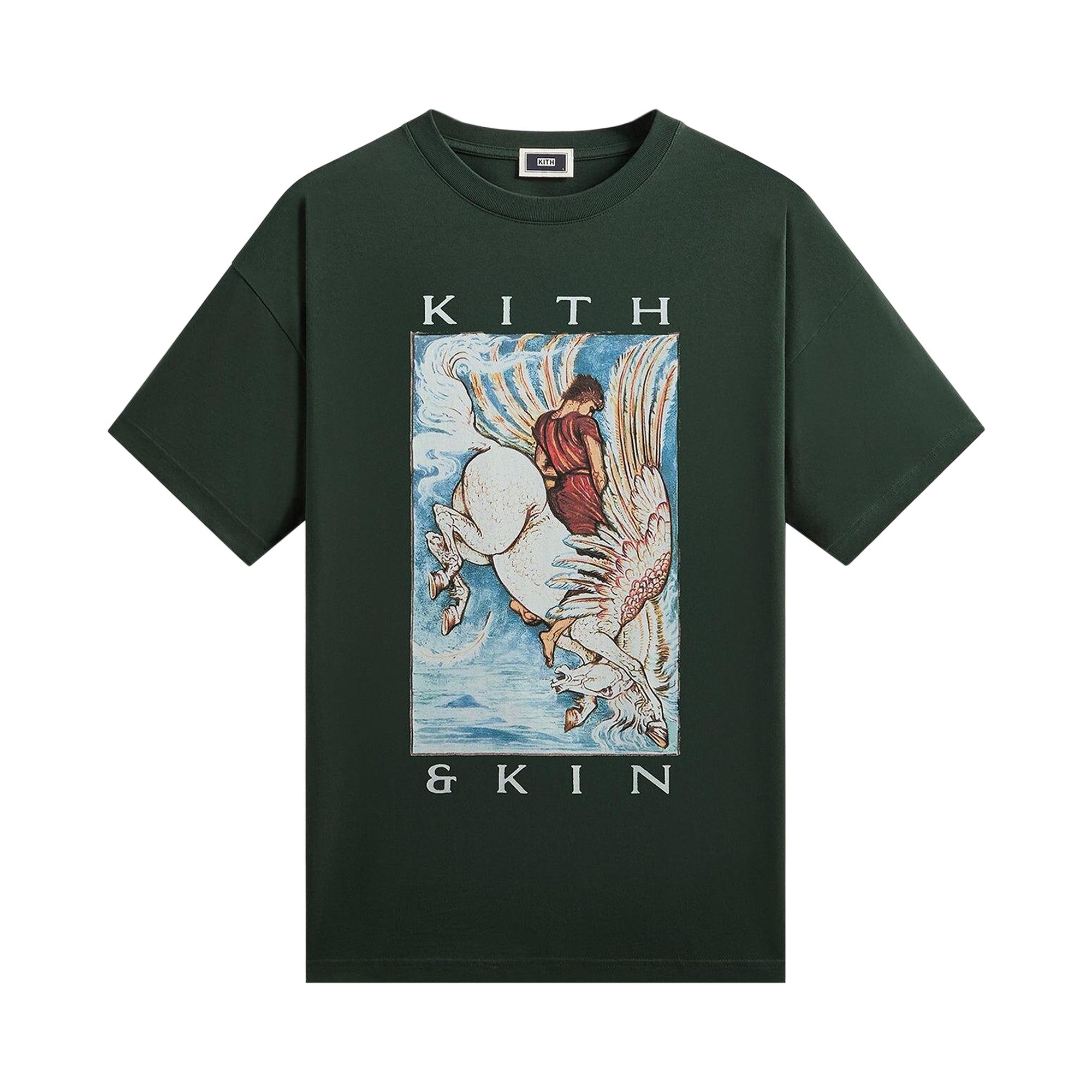KITH Pre-owned & Kin Pegasus Tee 'stadium' | Green | Men's Size S