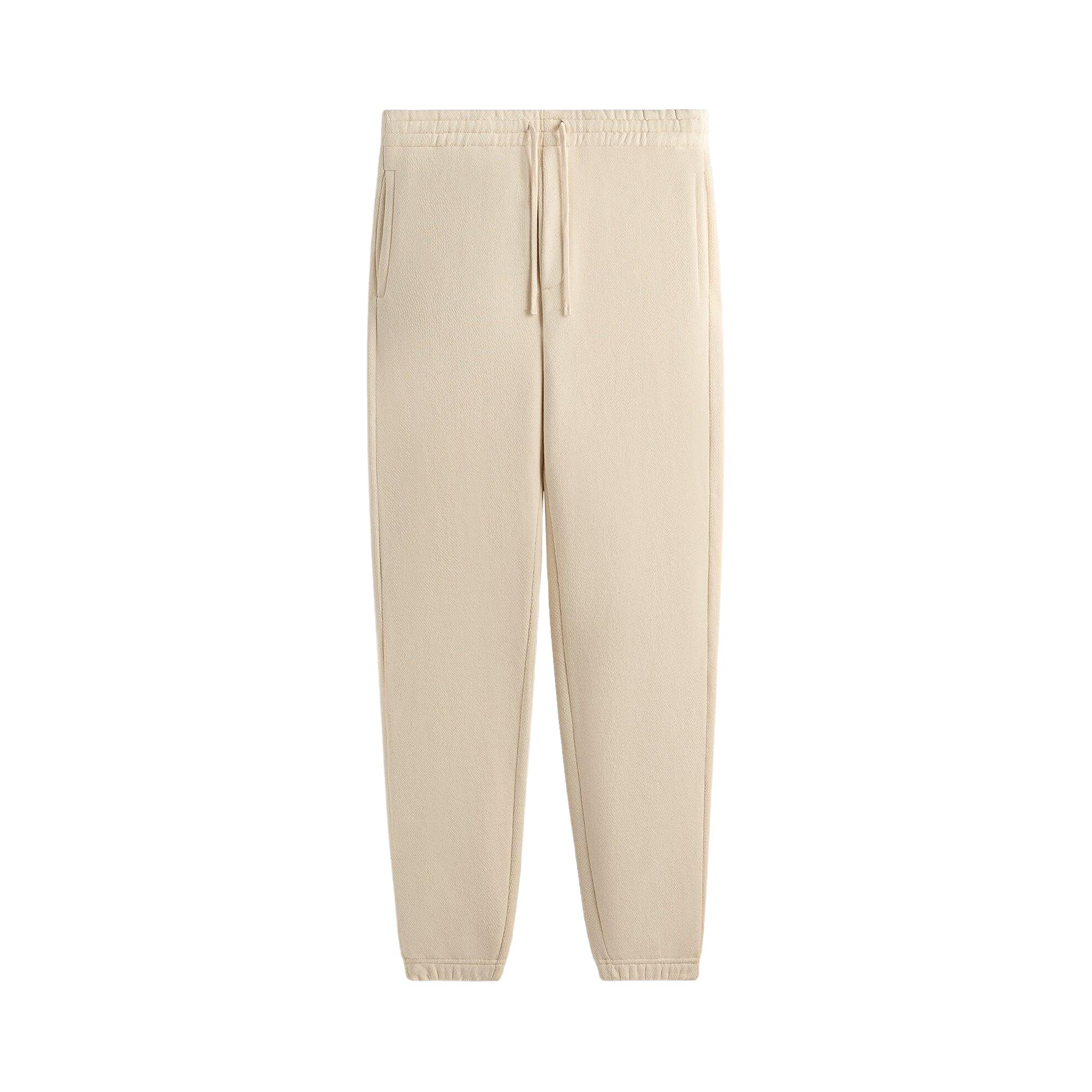 Pre-owned Kith &kin Luxe Terry Emmons Sweatpant 'whisper' | Tan | Men's Size Xl In Brown