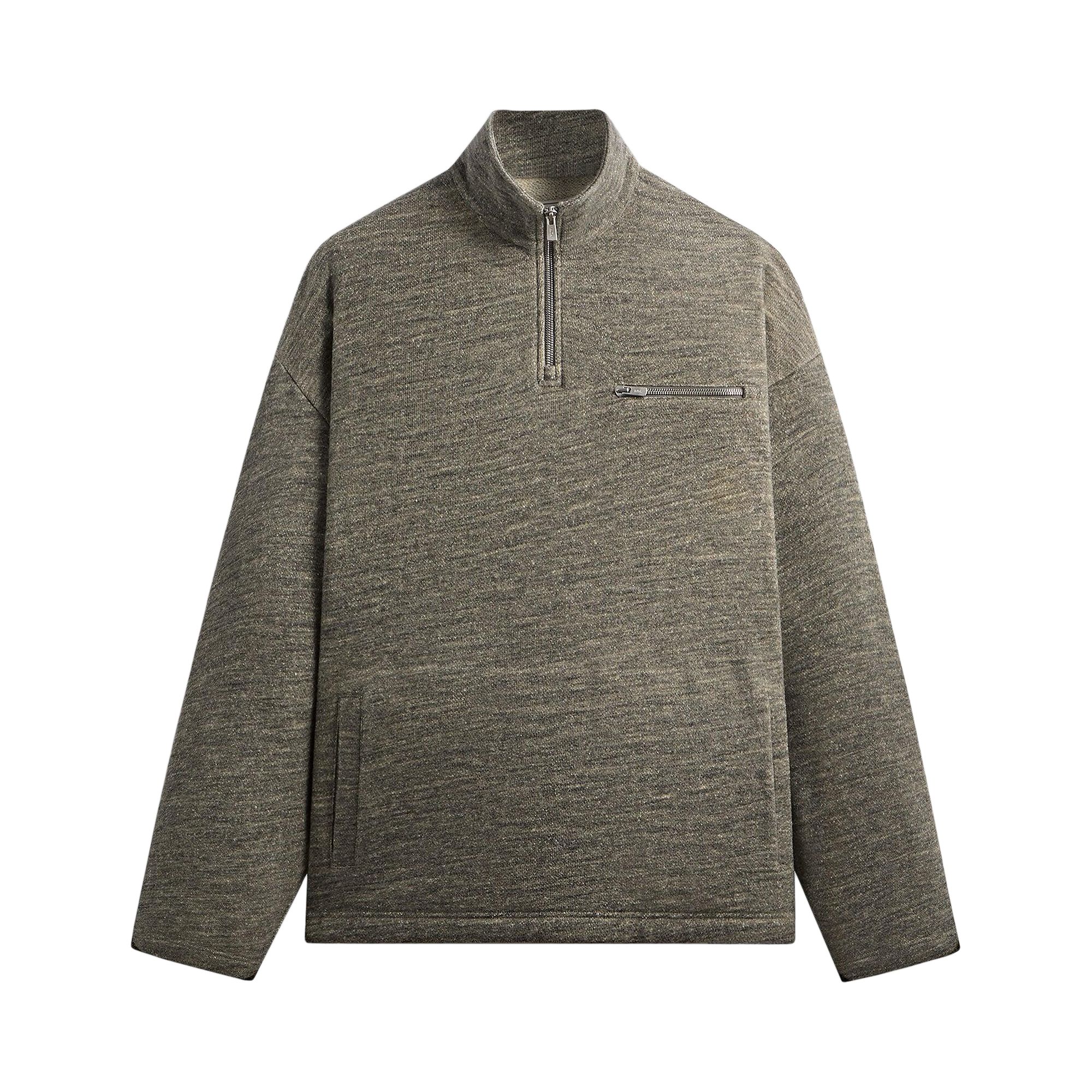 KITH Pre-owned &kin Gene Quarter Zip Pullover 'medium Heather Grey' | Men's Size Xl In Gray