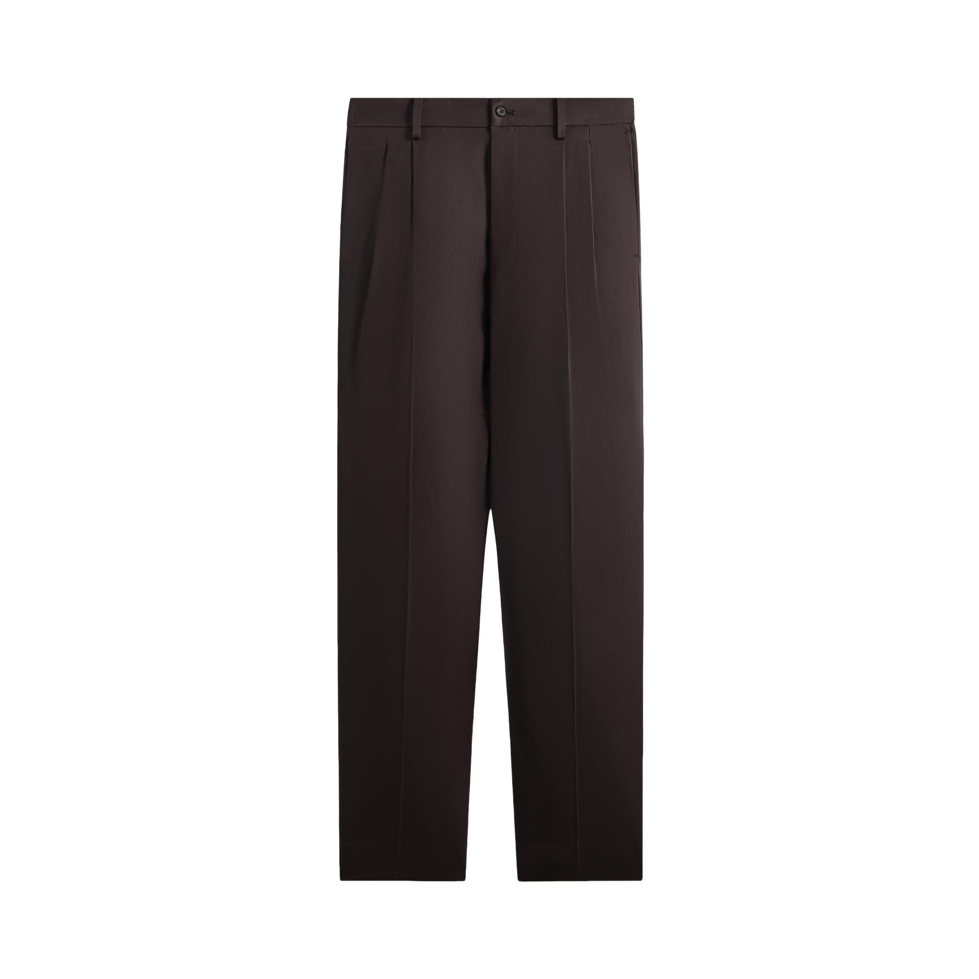 Pre-owned Kith 101 For Ssstein Two Tuck Easy Trouser 'kindling' | Brown | Men's Size M