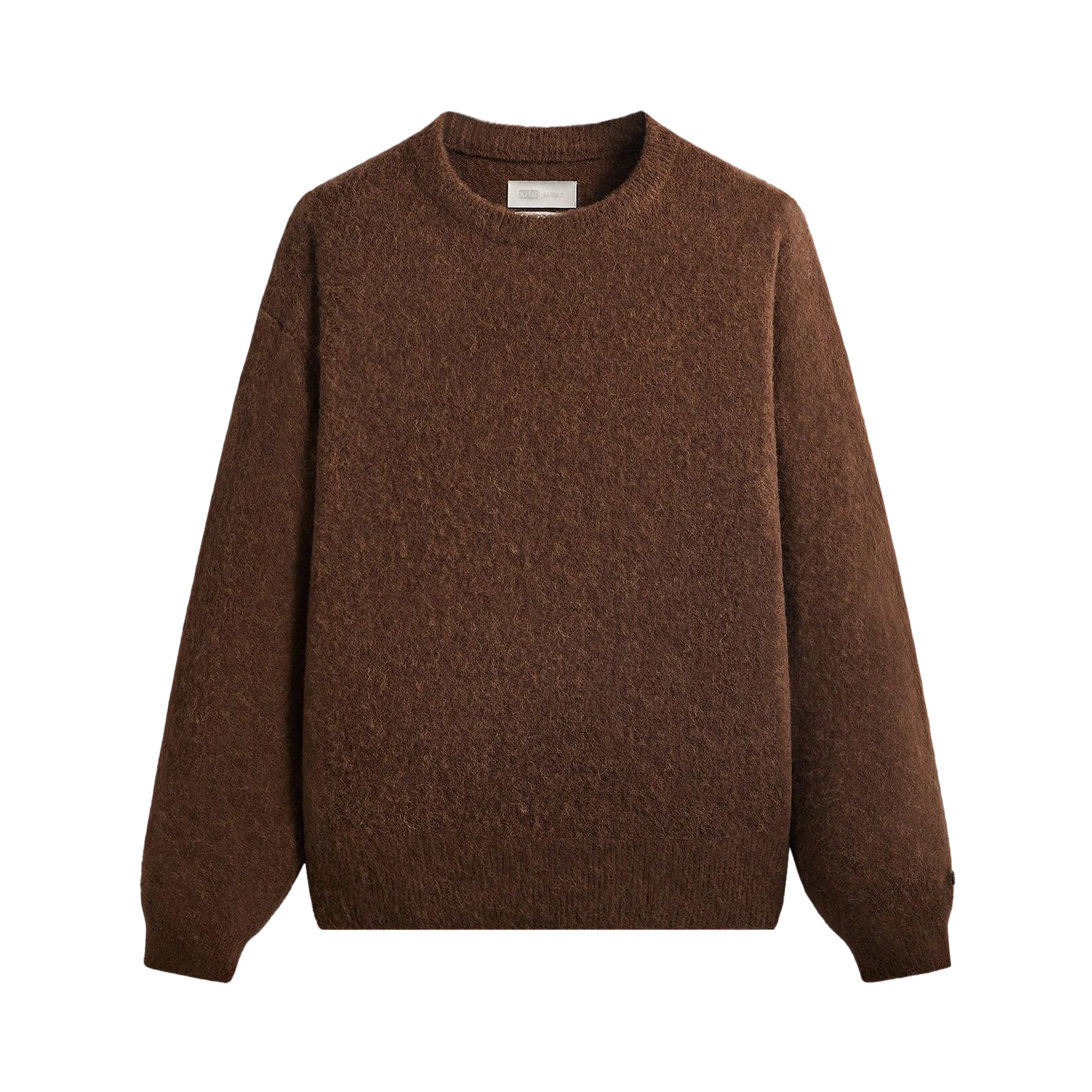 Pre-owned Kith 101 For Ssstein Wool Alpaca Knit Crewneck Pullover 'mulch' | Brown | Men's Size M