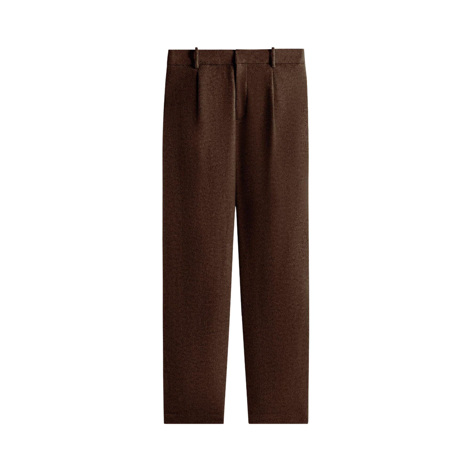 Pre-owned Kith Brushed Jersey Bentley Trouser 'confection' | Brown | Men's Size 54