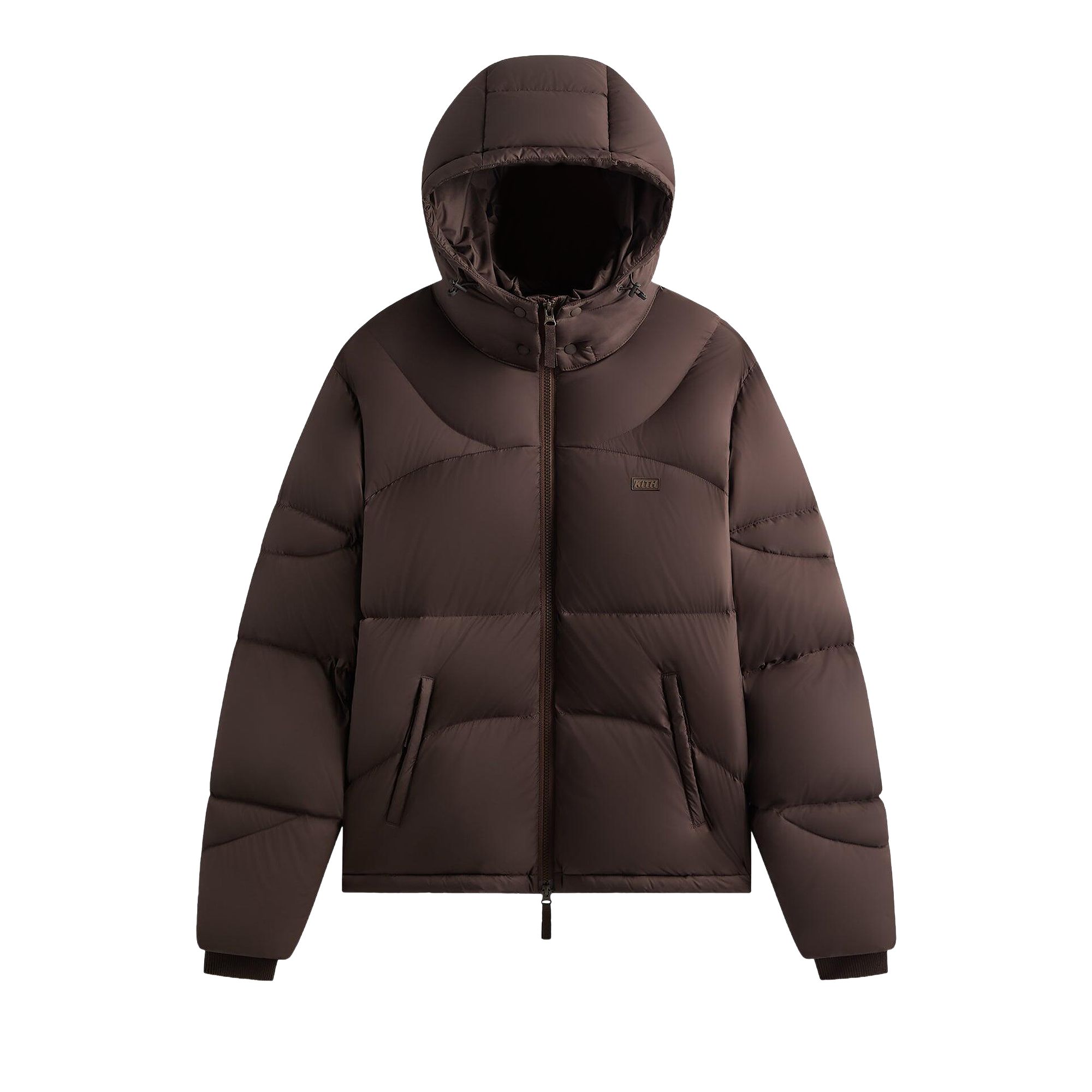 Pre-owned Kith Matte Taffeta Corey Puffer 'incognito' | Brown | Men's Size S