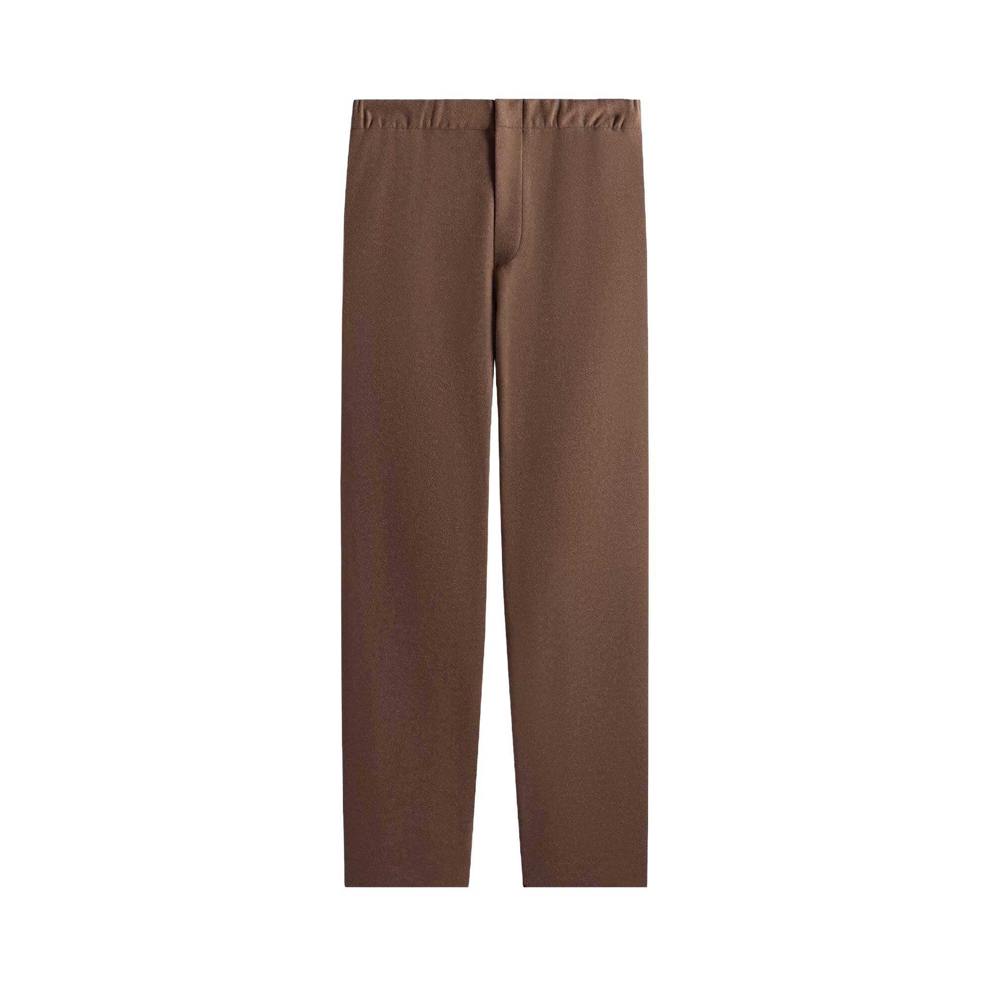 Pre-owned Kith Felted Jersey Bentley Pant 'poise' | Brown | Men's Size Xs