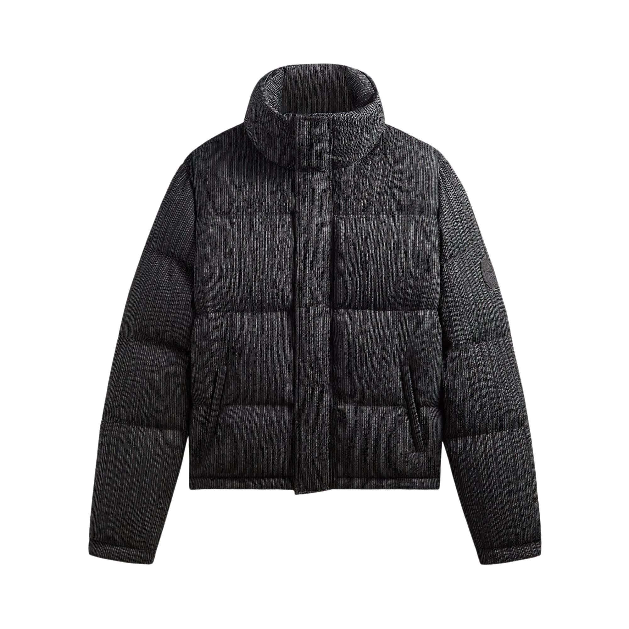 Pre-owned Kith Pleated Tech Maverick Puffer 'nightfall' | Black | Men's Size Xl