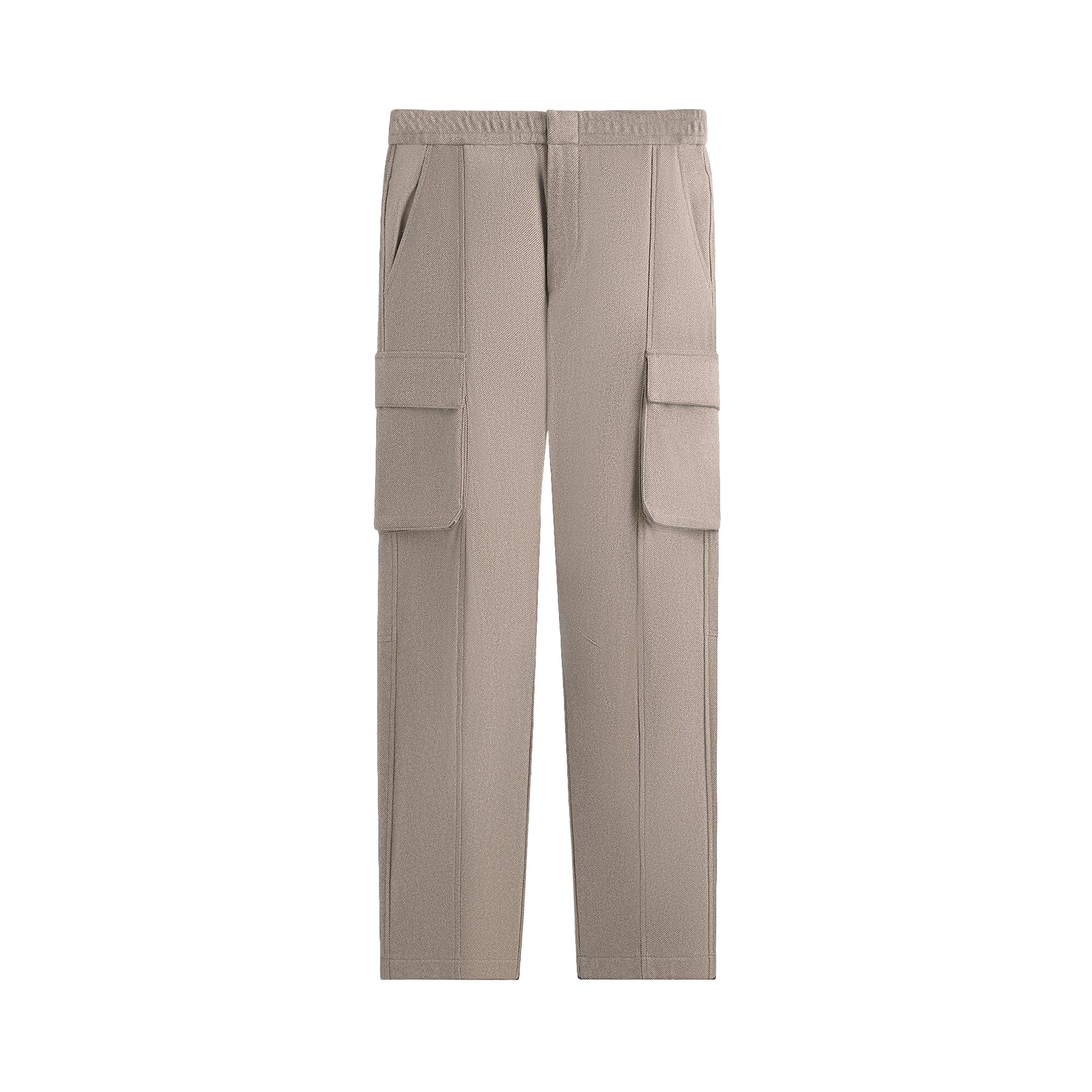 Pre-owned Kith Wool Twill Elias Pleated Cargo Pant 'factor' | Tan | Men's Size M In Brown