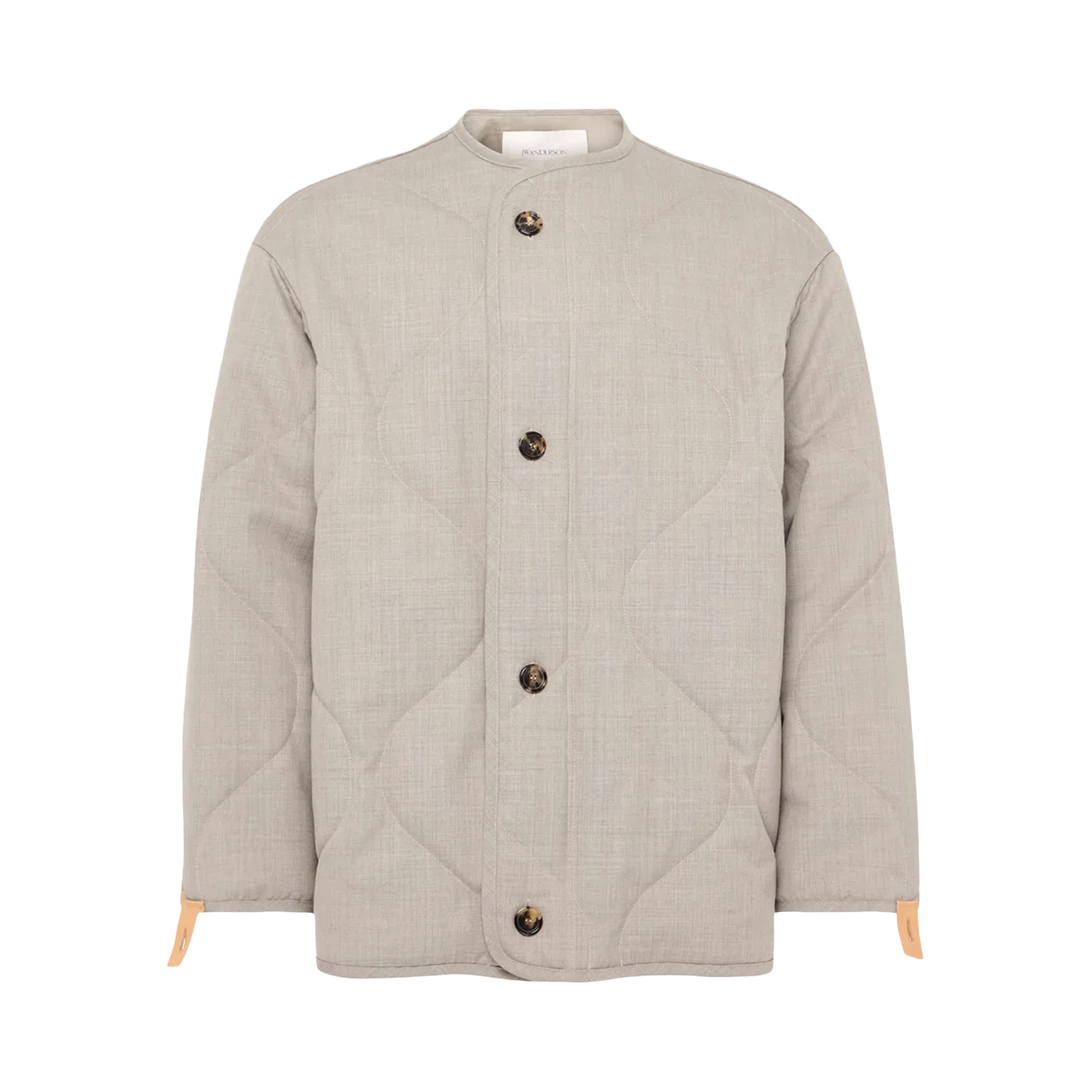 JW ANDERSON Pre-owned Quilted Jacket 'natural' | Cream | Men's Size Xl In White