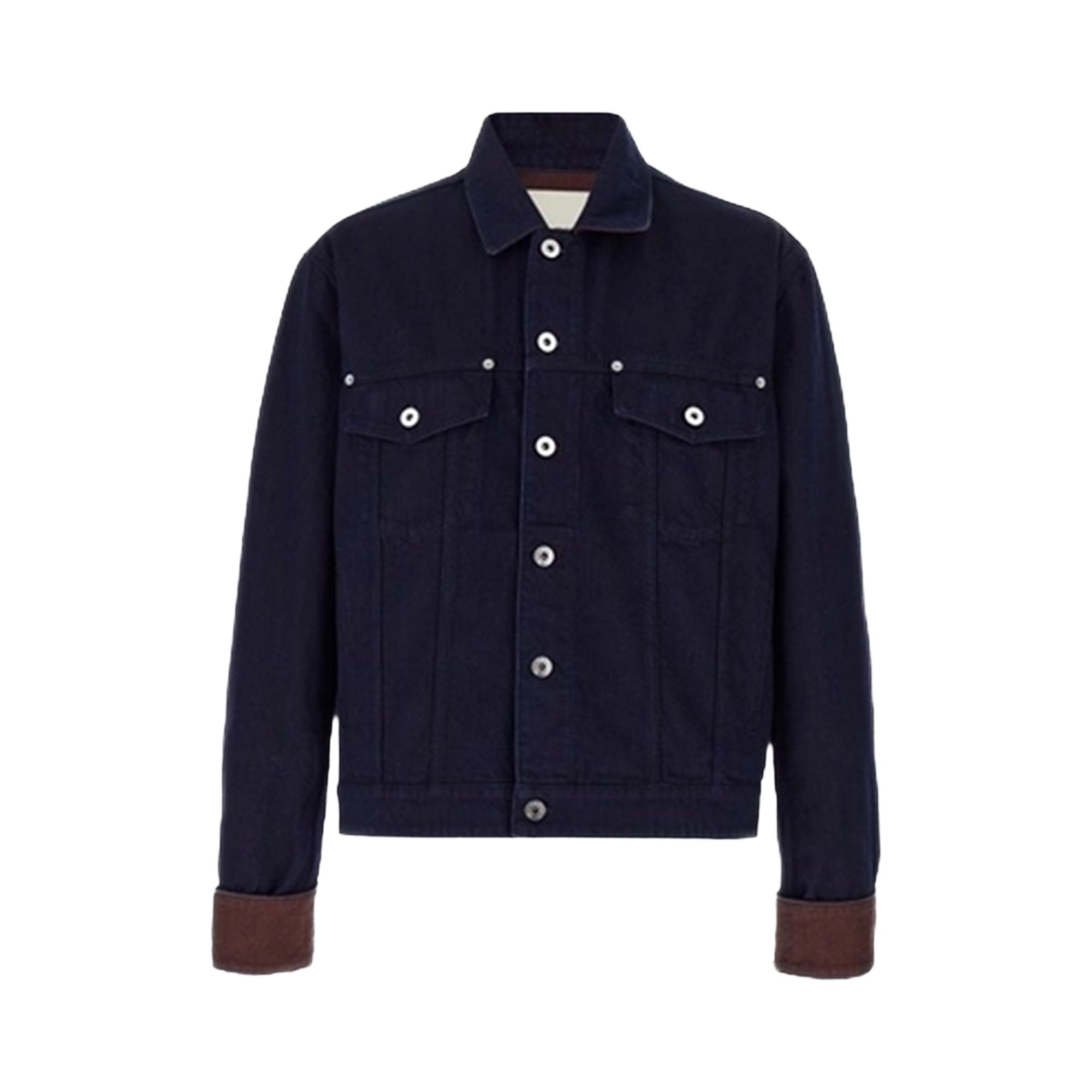 Pre-owned Jw Anderson Turn Up Cuff Denim Jacket 'blue' | Men's Size Xxl