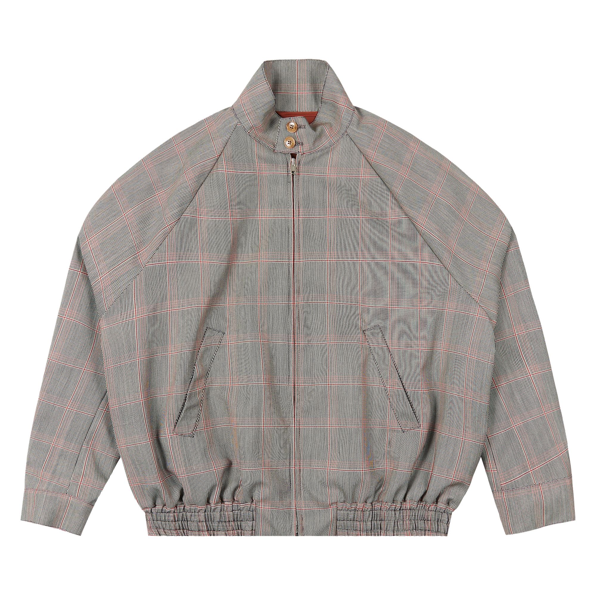 Pre-owned Marni Wool Check Short Blouson 'grey' | Men's Size 56