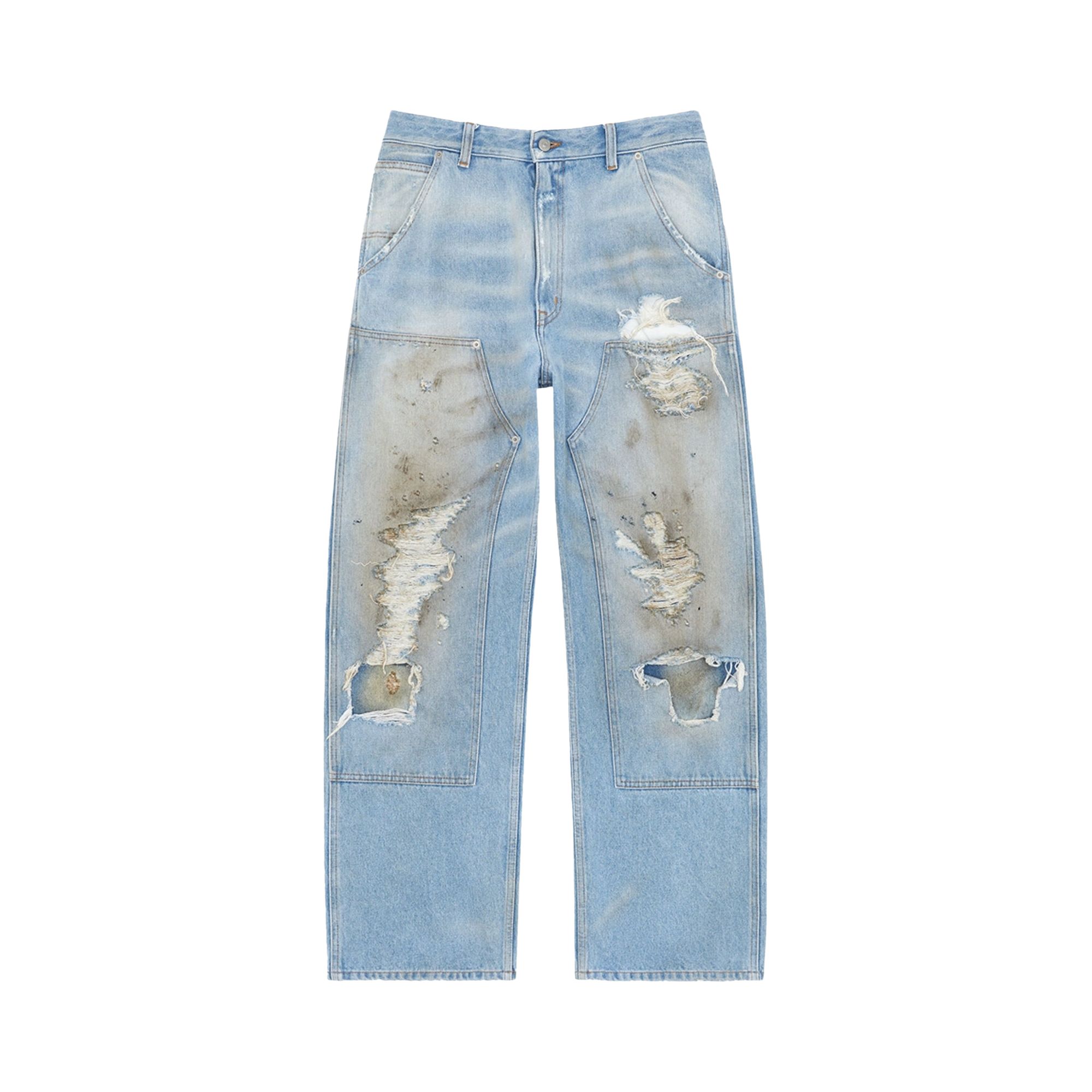 MM6 MAISON MARGIELA Pre-owned Distressed Jeans 'blue' | Men's Size 30