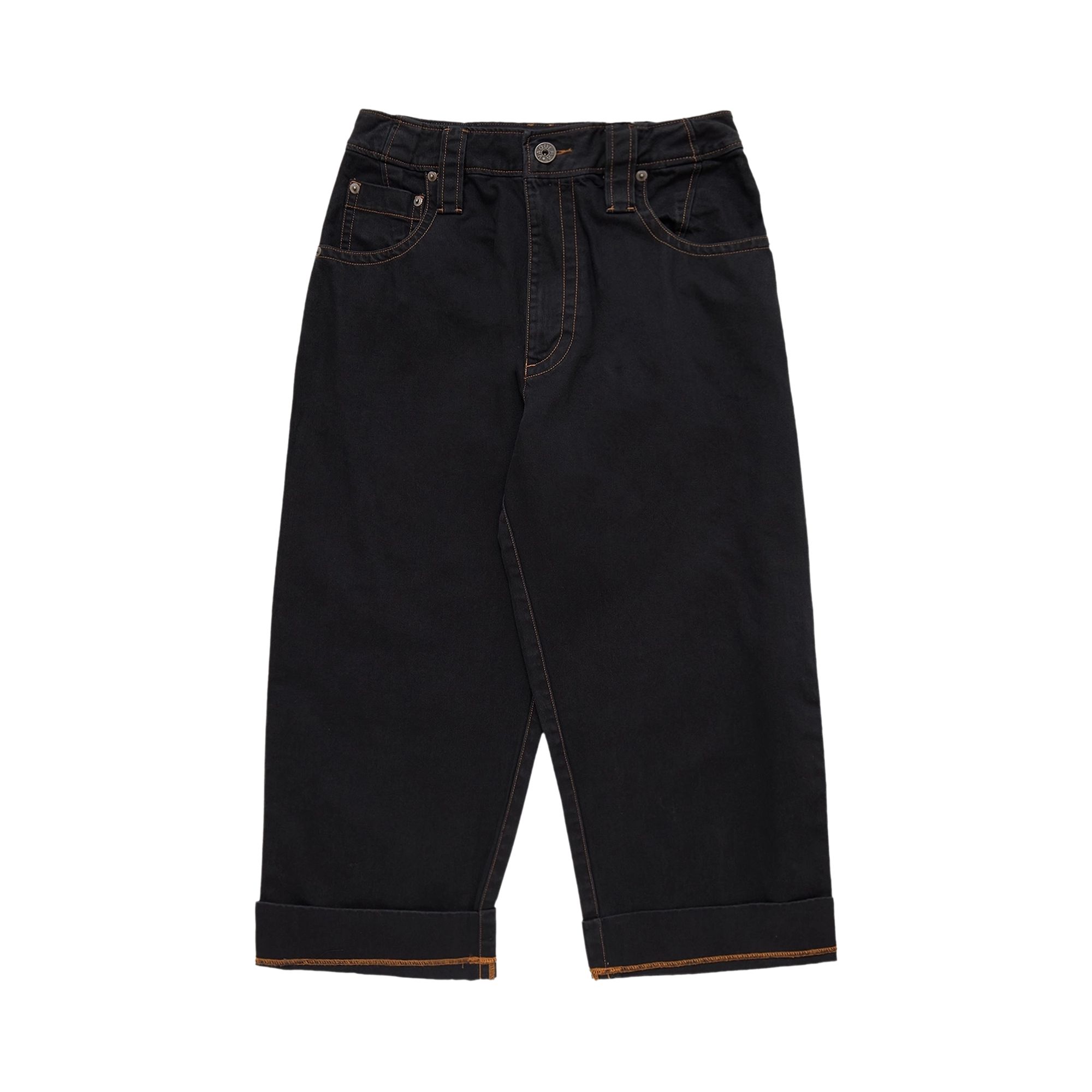 Pre-owned Vaquera Wide Leg Baby Jeans 'black' | Women's Size 34