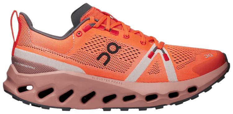 ON Wmns Cloudsurfer Trail Flame Dustrose