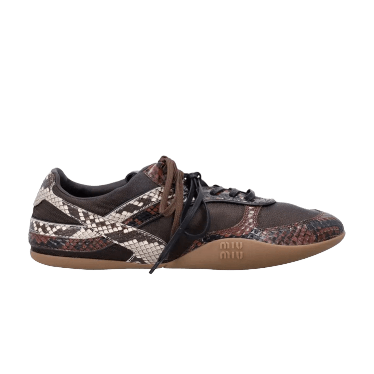 Buy Miu Miu Wmns Python Print Sneaker 'Moro Tabacco' - 5E428E 3ZL4