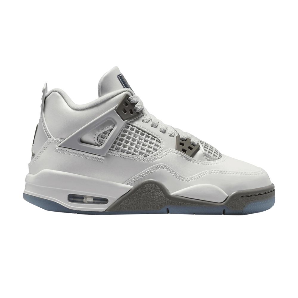 Air Jordan 4 Retro GS 'Photon Dust Blue Chill' | Grey | Kid's Size 5 - HV4401-014
