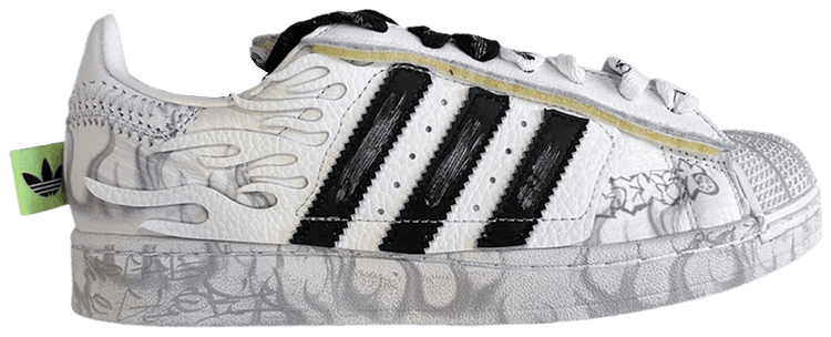 Hellstar x adidas Superstar 2 White Flame