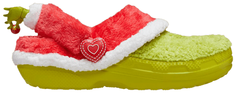 The Grinch x Crocs Classic Lined Clog Stealing Christmas