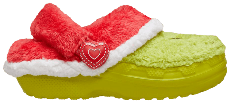 The Grinch x Crocs Classic Lined Clog Kids Stealing Christmas