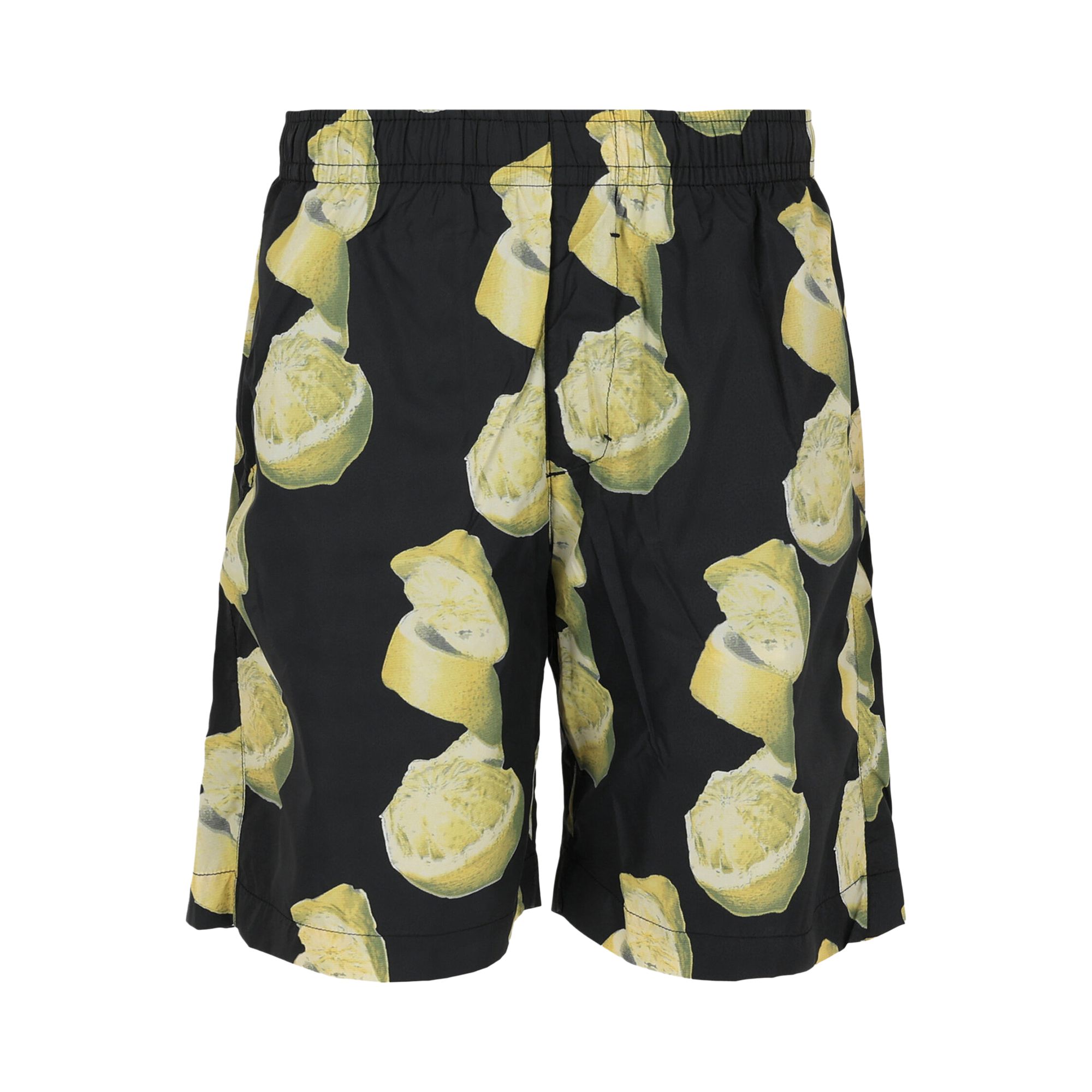 Pre-owned Givenchy Lemon Print Swimshorts 'black Yellow' | Men's Size M