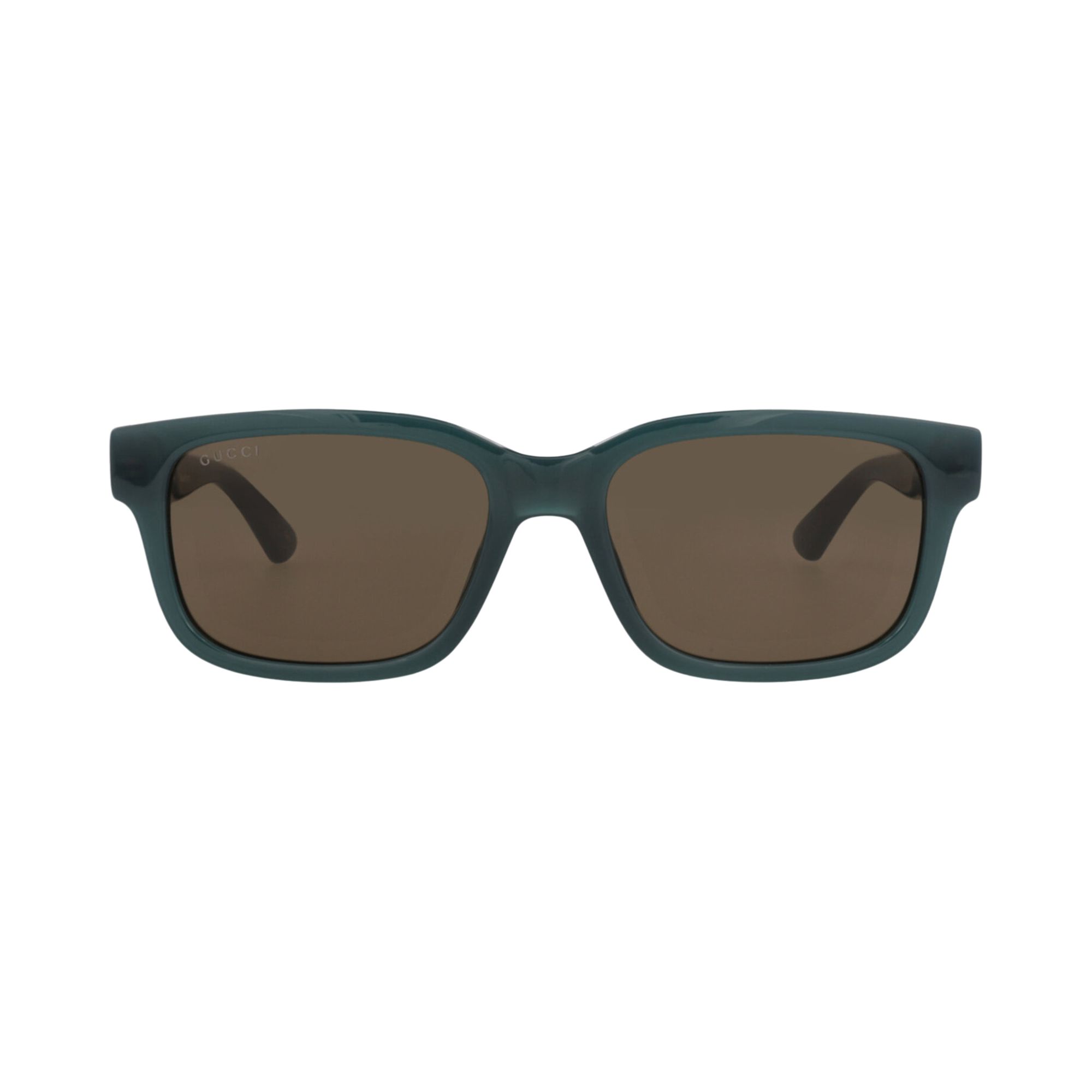 GUCCI Pre-owned Square-frame Injection Sunglasses 'blue Brown' | Men's Size Onesize
