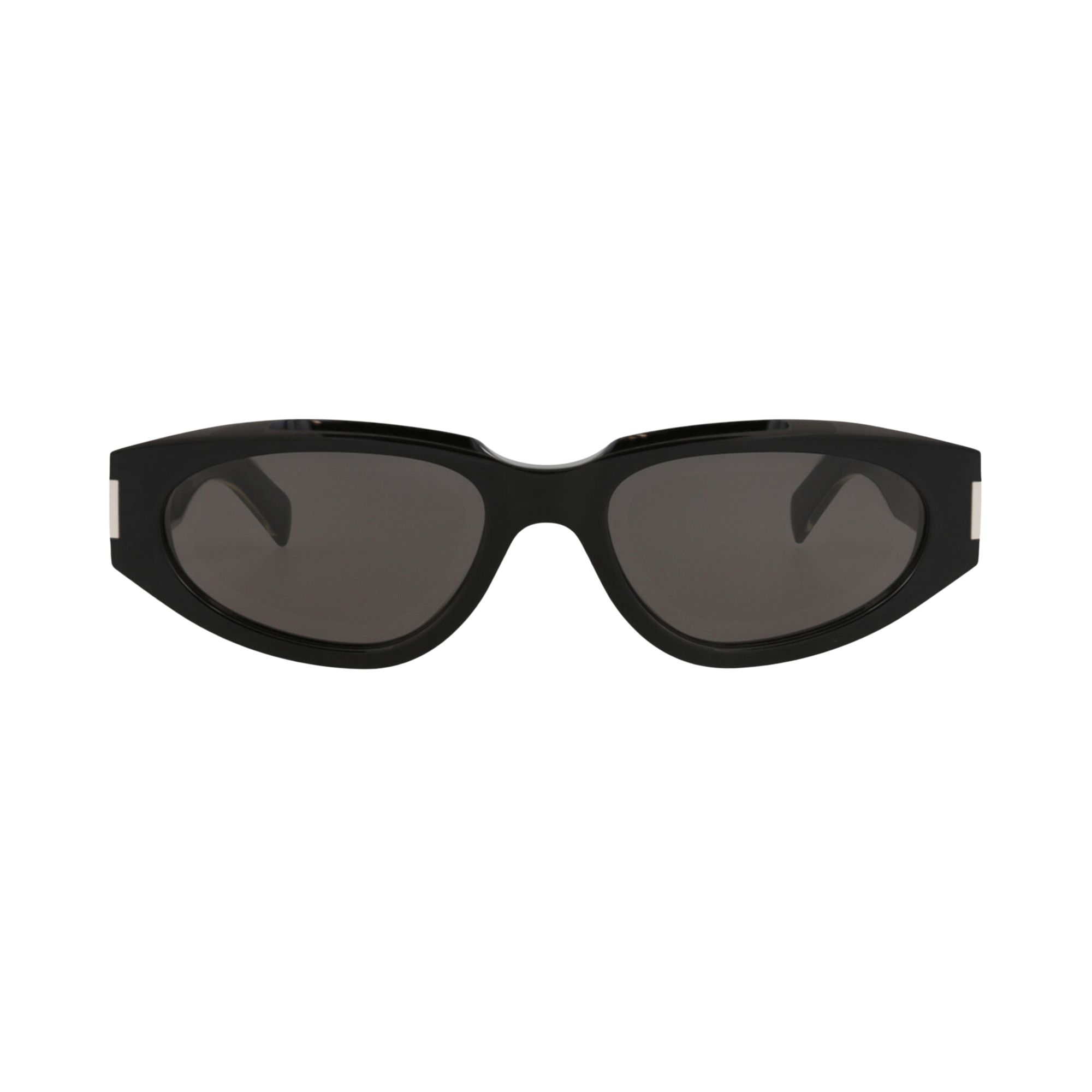 SAINT LAURENT Pre-owned Round-frame Recycled Acetate Sunglasses 'black Grey' | Women's Size Onesize