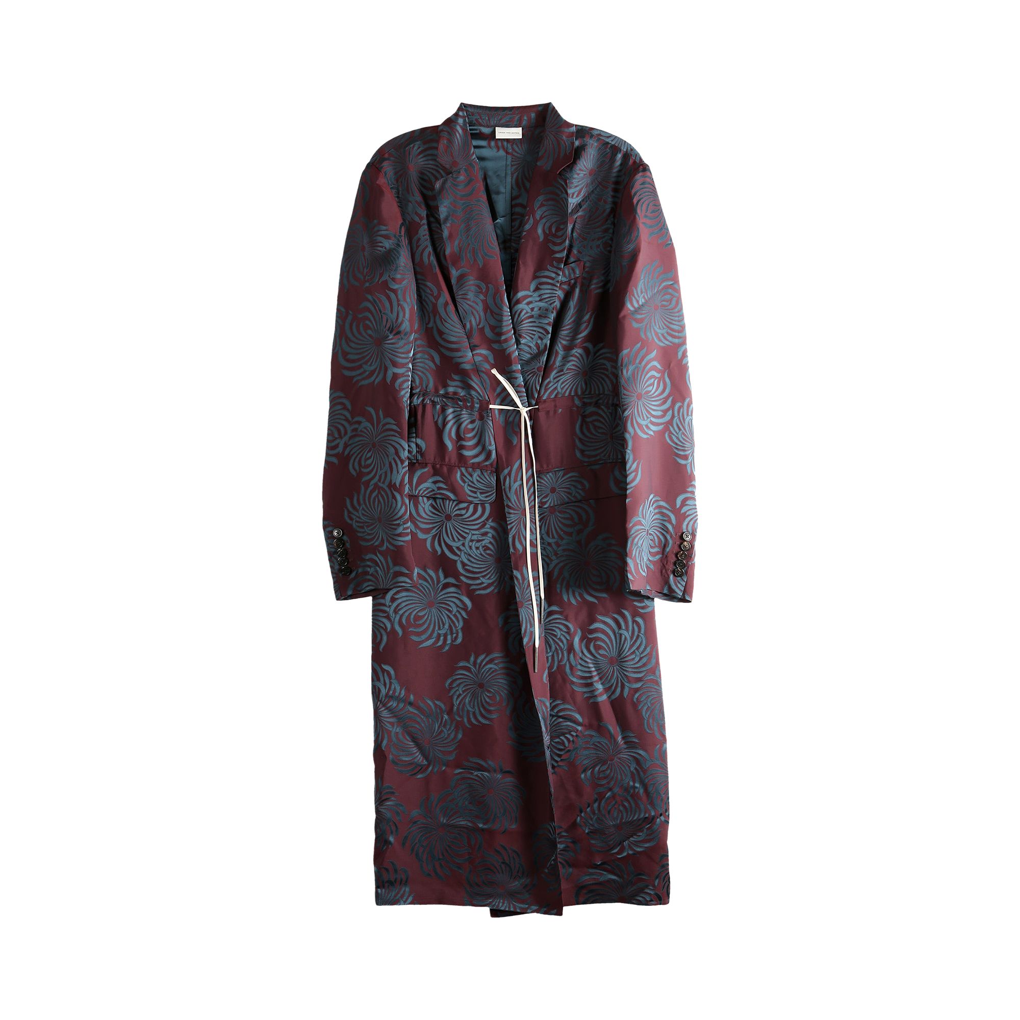 Click to view more detailed imagery on our partner's website Pre-owned Dries Van Noten Rastino Coat 'burgundy' | Red | Women's Size 36