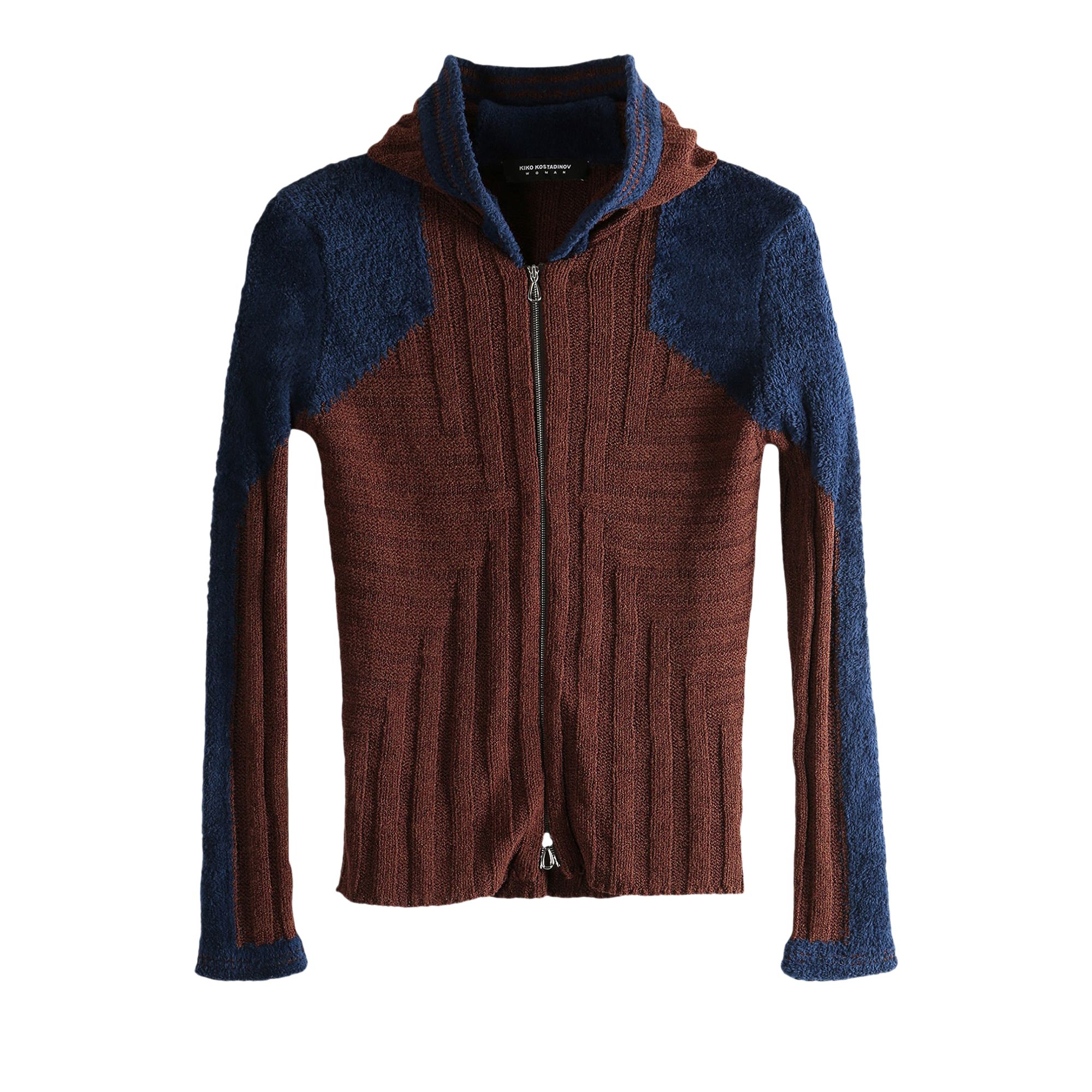 Pre-owned Kiko Kostadinov Quimby Fitted Hooded Knit 'mahogany Brown' | Women's Size 36