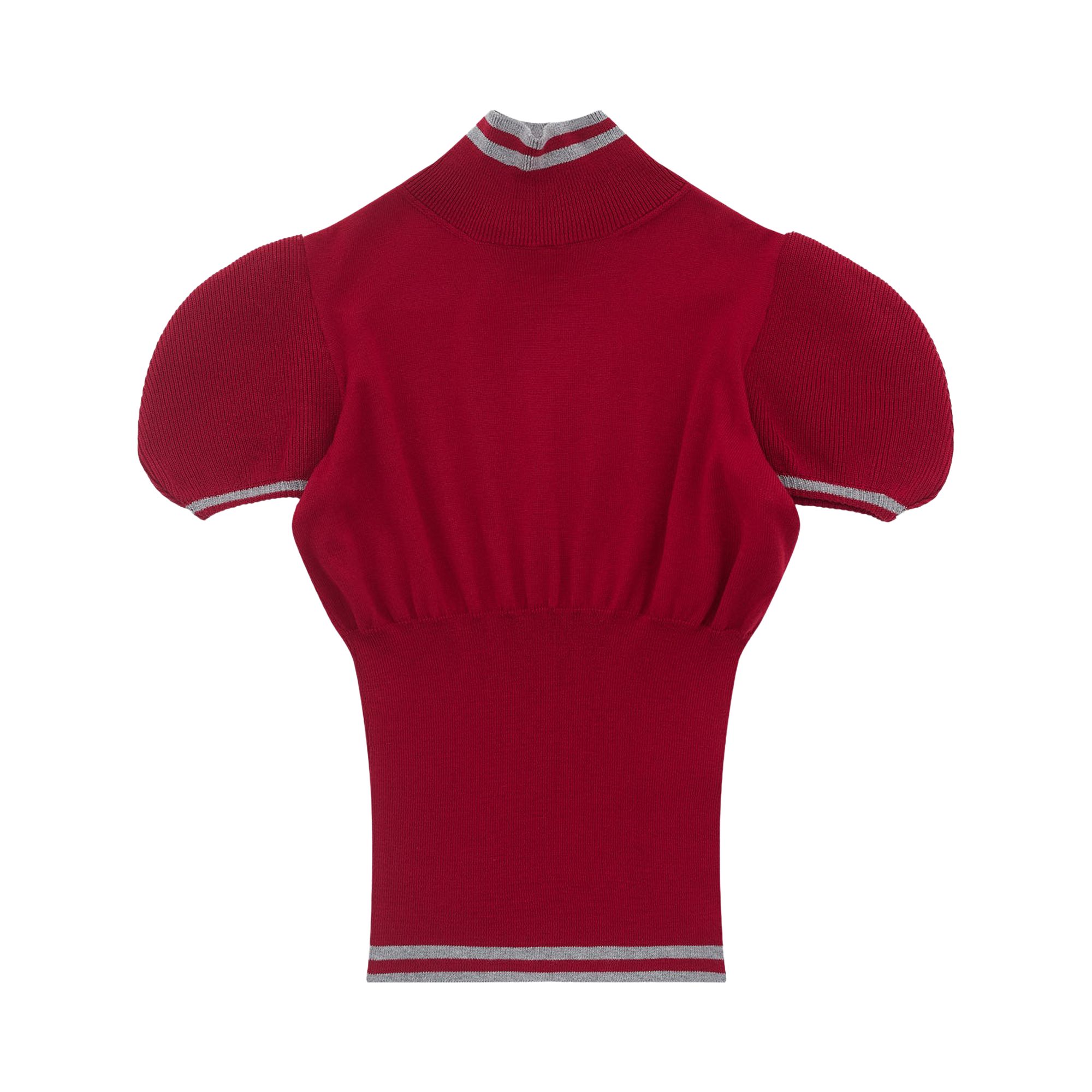 Pre-owned Kiko Kostadinov Simone Knit Top 'cherry Red' | Women's Size 38