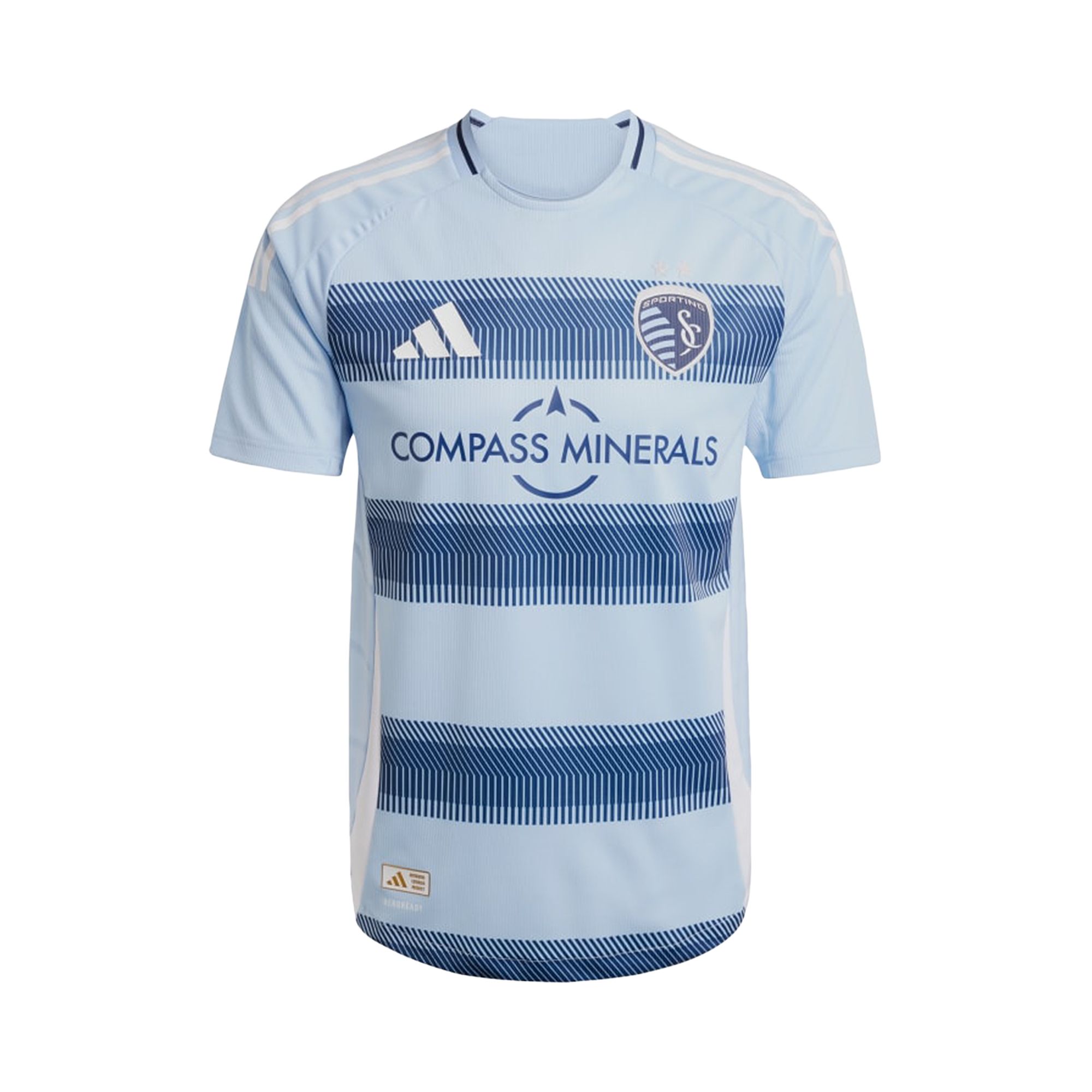 Pre-owned Adidas Originals Adidas Sporting Kansas City 25/26 Home Authentic Jersey 'glow Blue' | Men's Size M