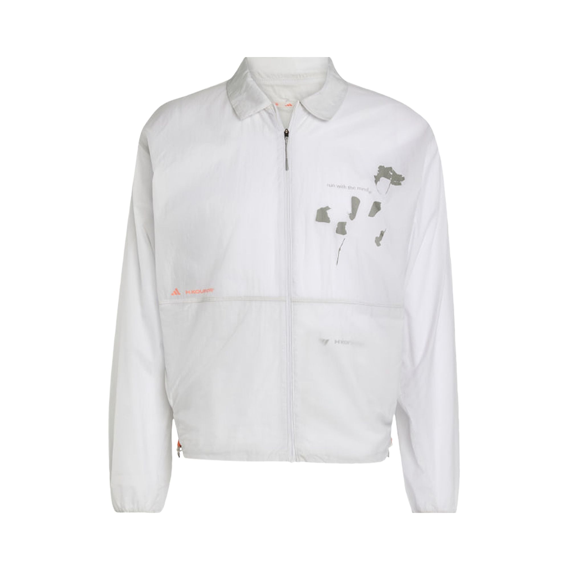 ADIDAS ORIGINALS Pre-owned Adidas Adi365 H.koumori Running Coach Jacket 'grey One' | Men's Size S In Gray