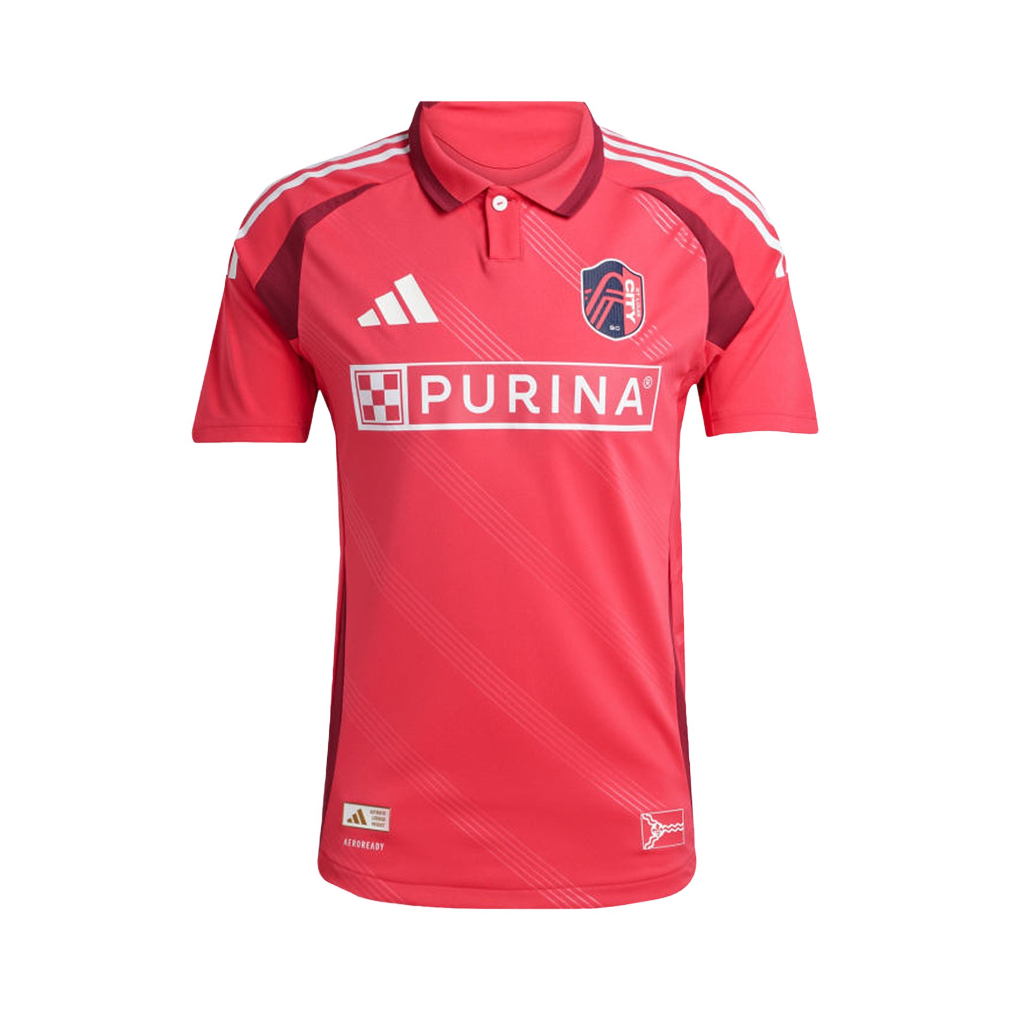 ADIDAS ORIGINALS Pre-owned Adidas St. Louis City Sc 25/26 Home Authentic Jersey 'power Pink' | Men's Size L