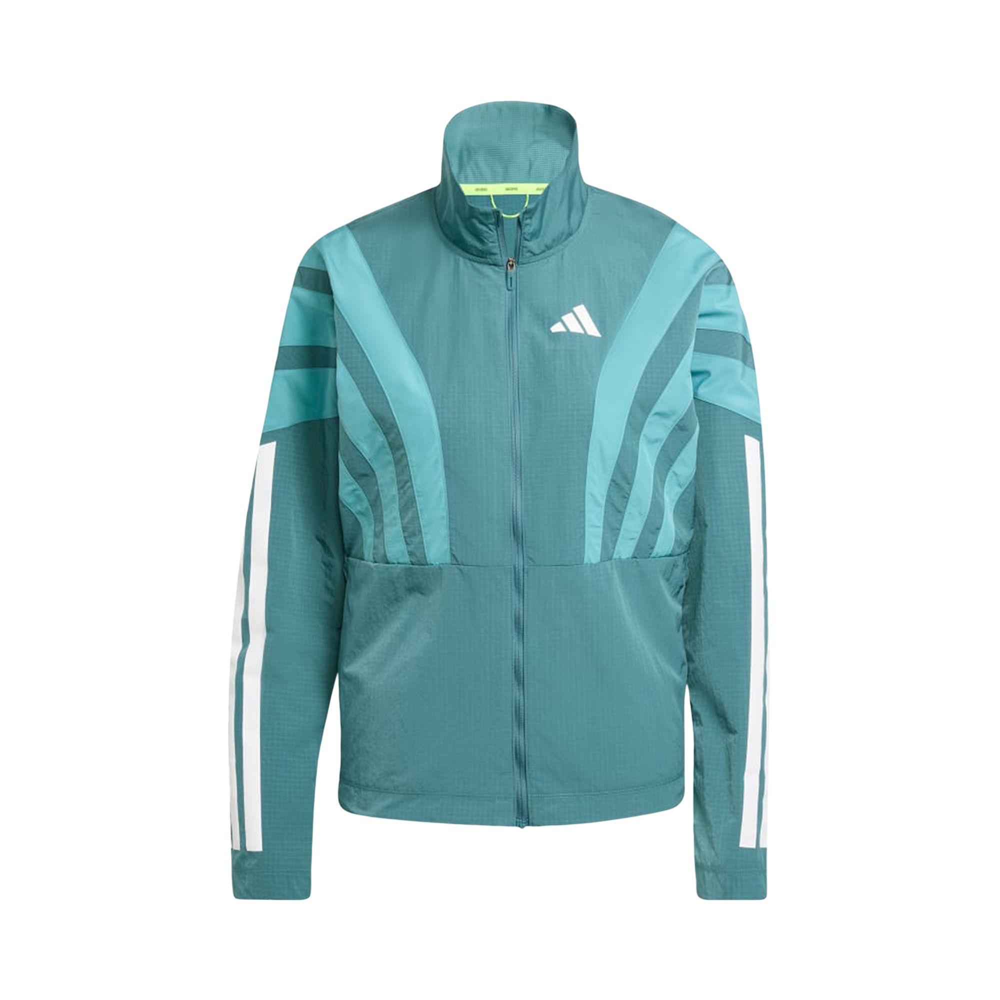 Pre-owned Adidas Originals Adidas Adizero Archive Running Jacket 'preloved Teal' | Green | Women's Size M