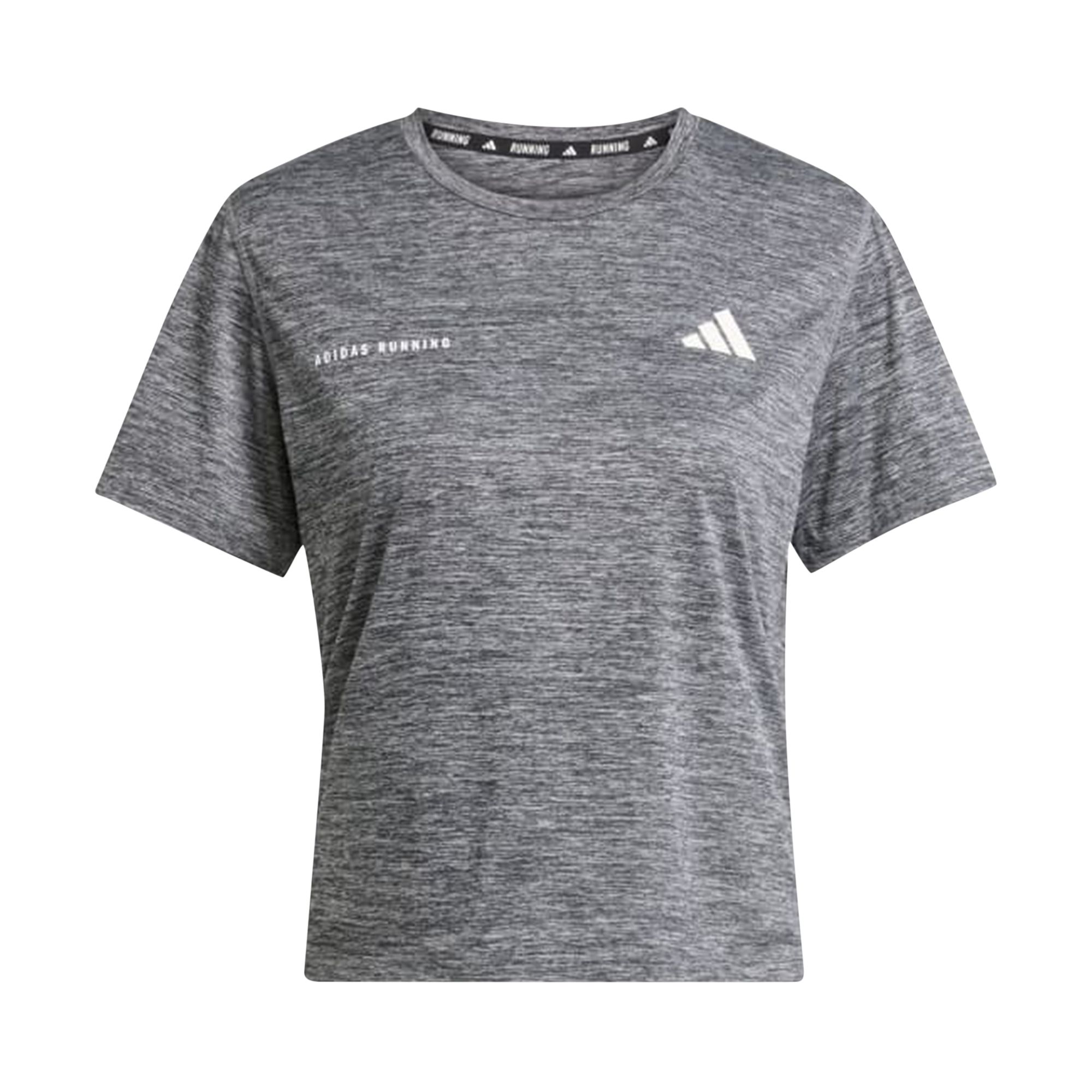 Pre-owned Adidas Originals Adidas Own The Run Melange Tee 'black/white' | Women's Size Xl