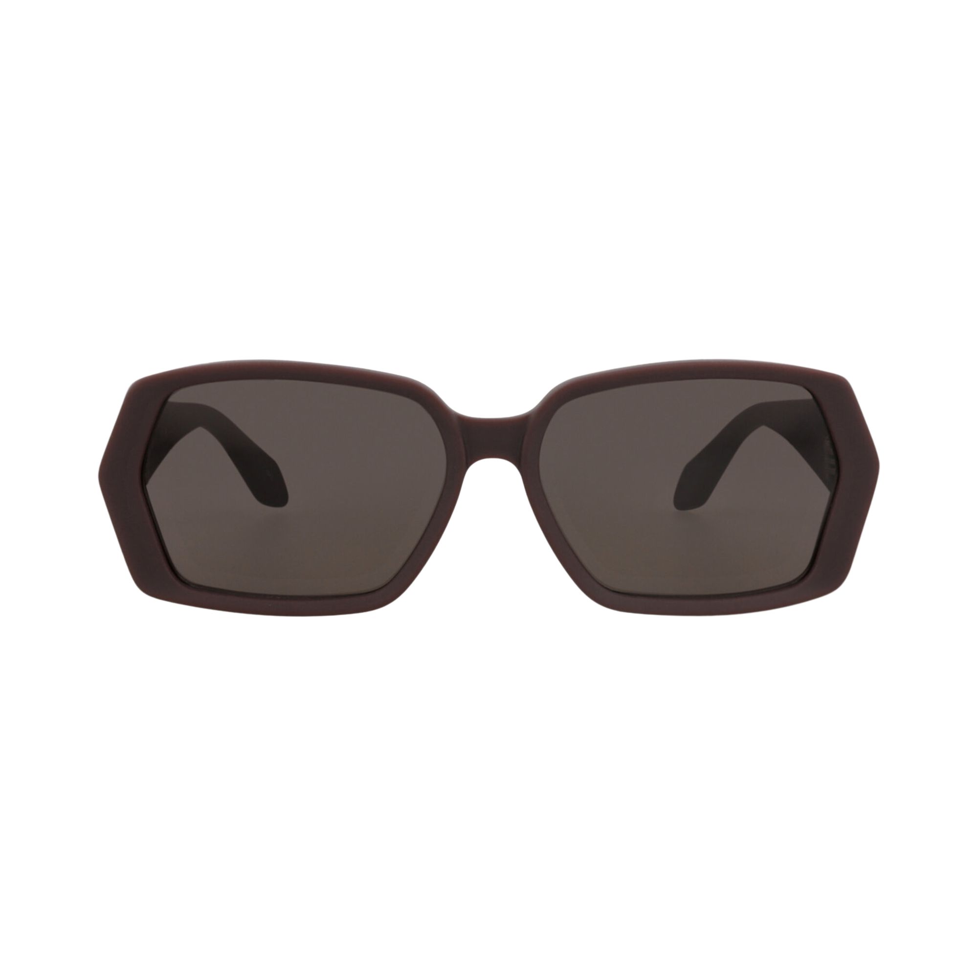 Pre-owned Alaïa Square-frame Recycled Acetate Sunglasses 'burgundy Grey' | Red | Women's Size Onesize