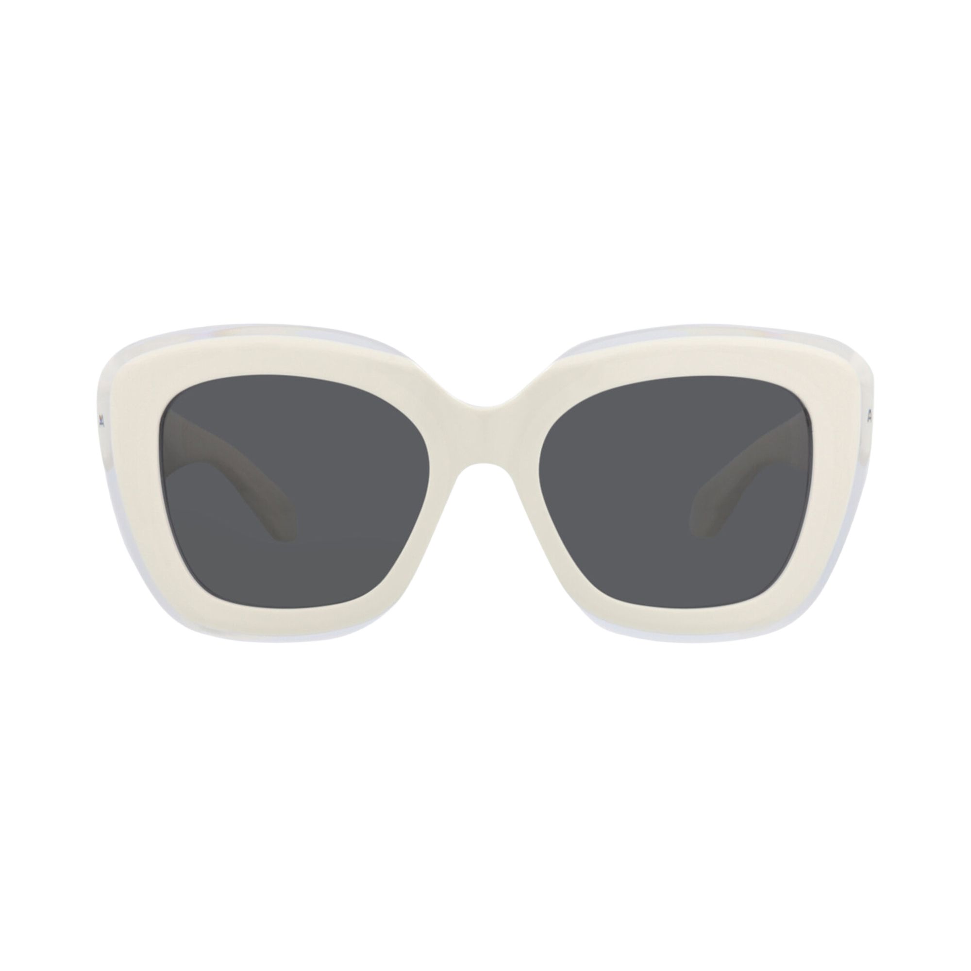Click to view more detailed imagery on our partner's website Pre-owned Alaïa Square-frame Recycled Acetate Sunglasses 'white Grey' | Women's Size Onesize