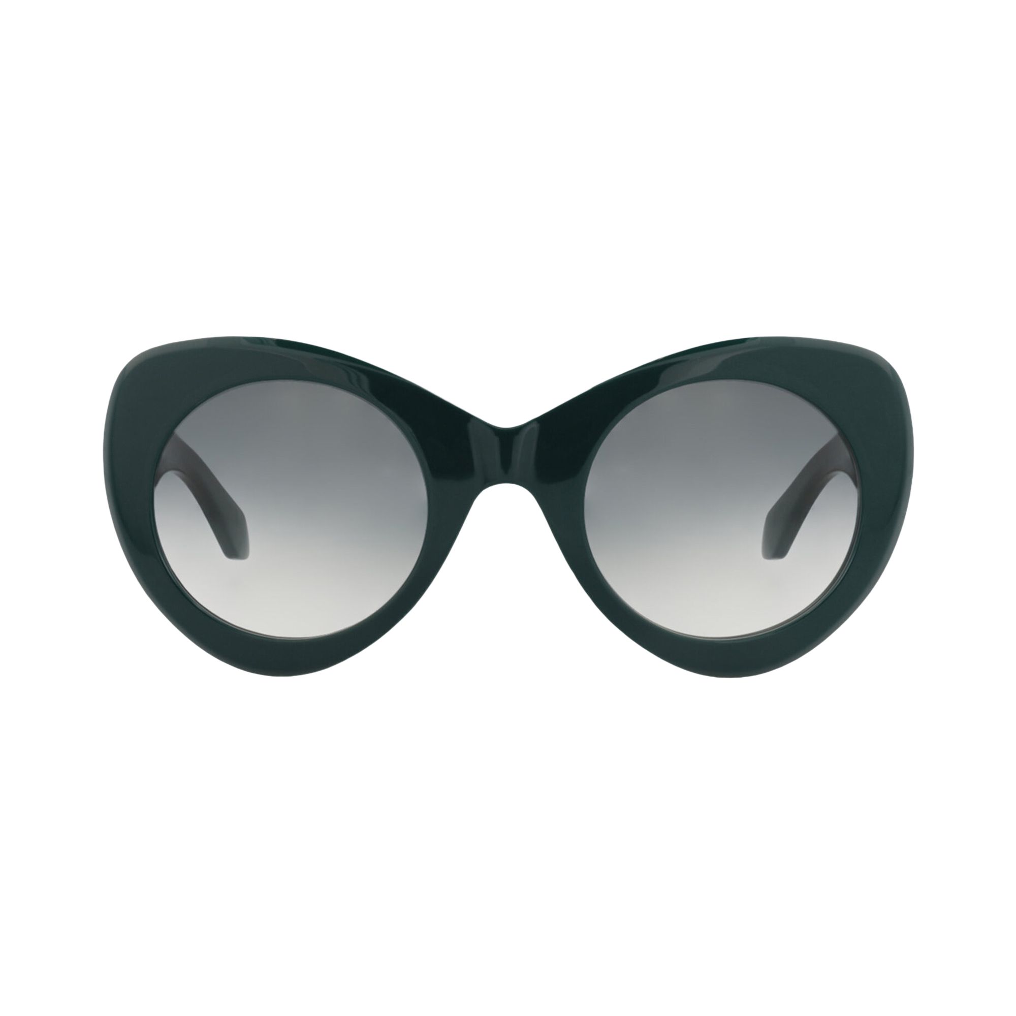 Pre-owned Alaïa Cat Eye-frame Recycled Acetate Sunglasses 'green Grey' | Women's Size Onesize