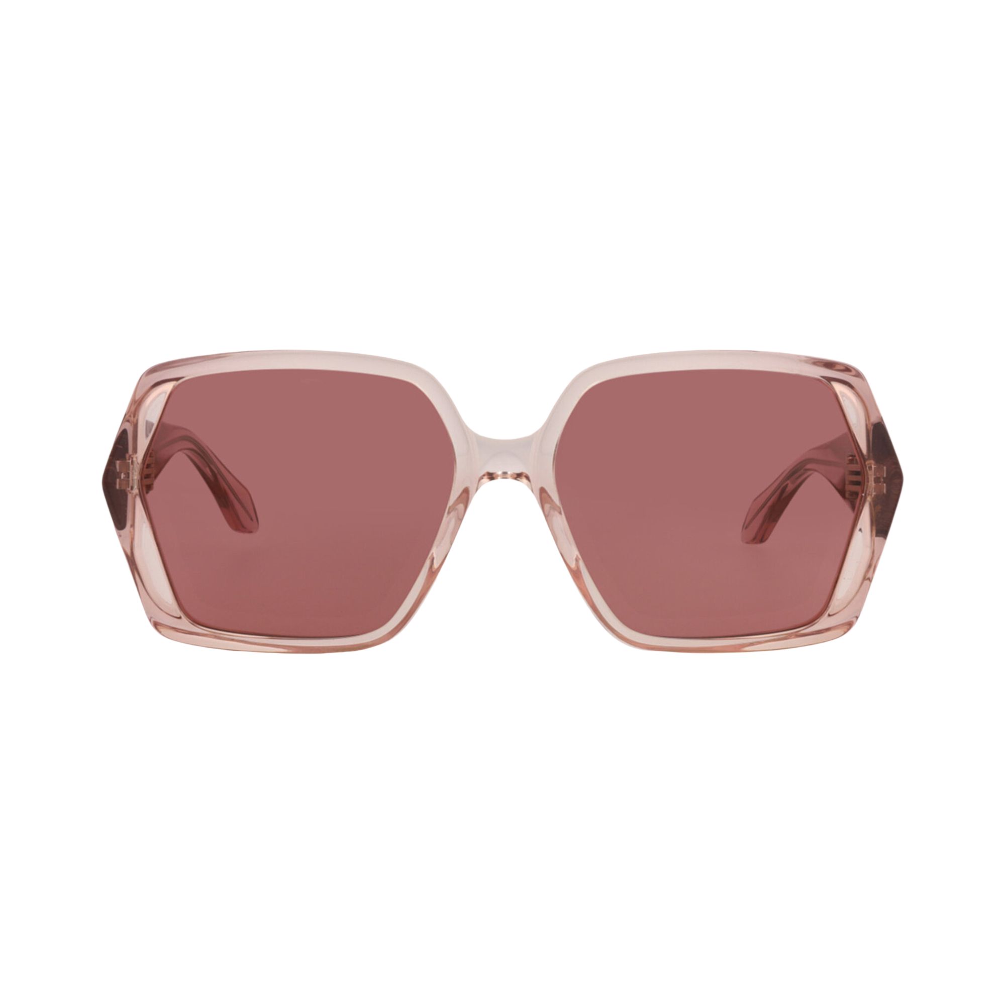 Click to view more detailed imagery on our partner's website Pre-owned Alaïa Square-frame Recycled Acetate Sunglasses 'pink Red' | Women's Size Onesize