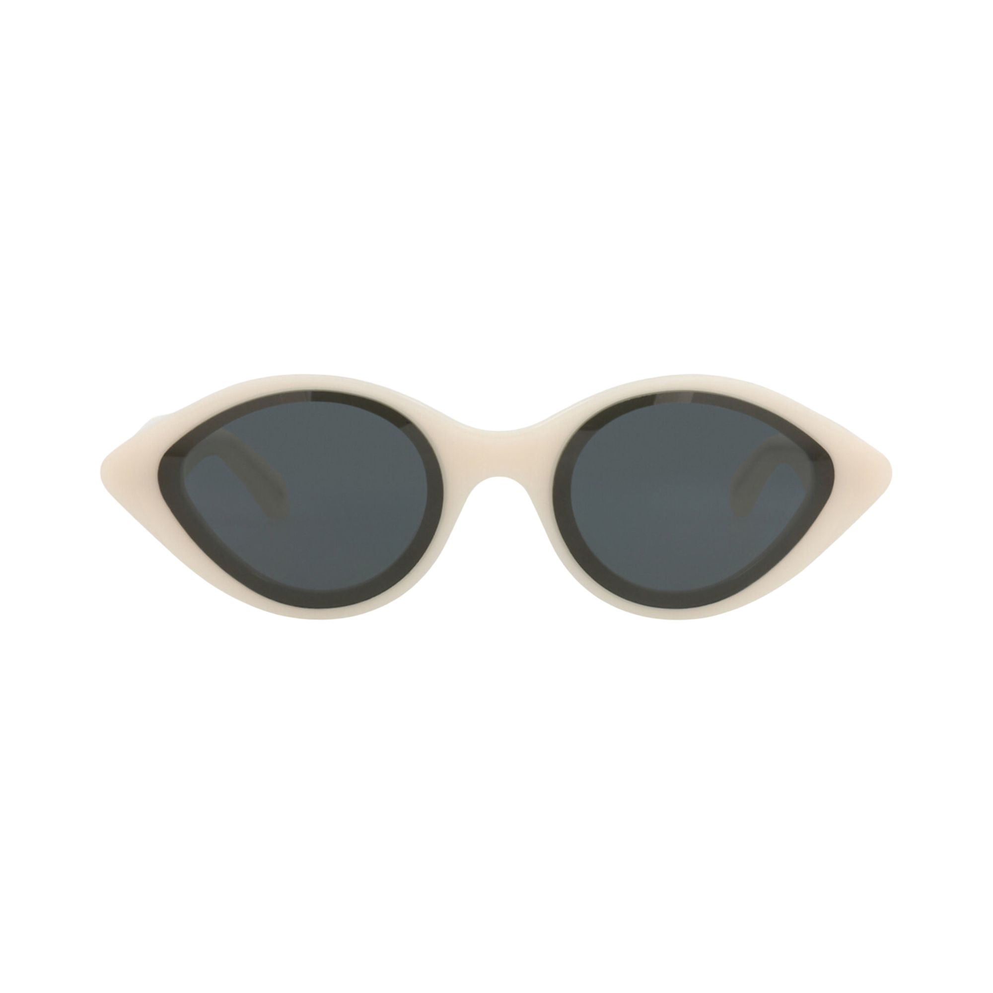 Click to view more detailed imagery on our partner's website Pre-owned Alaïa Cat Eye-frame Recycled Acetate Sunglasses 'white Grey' | Women's Size Onesize
