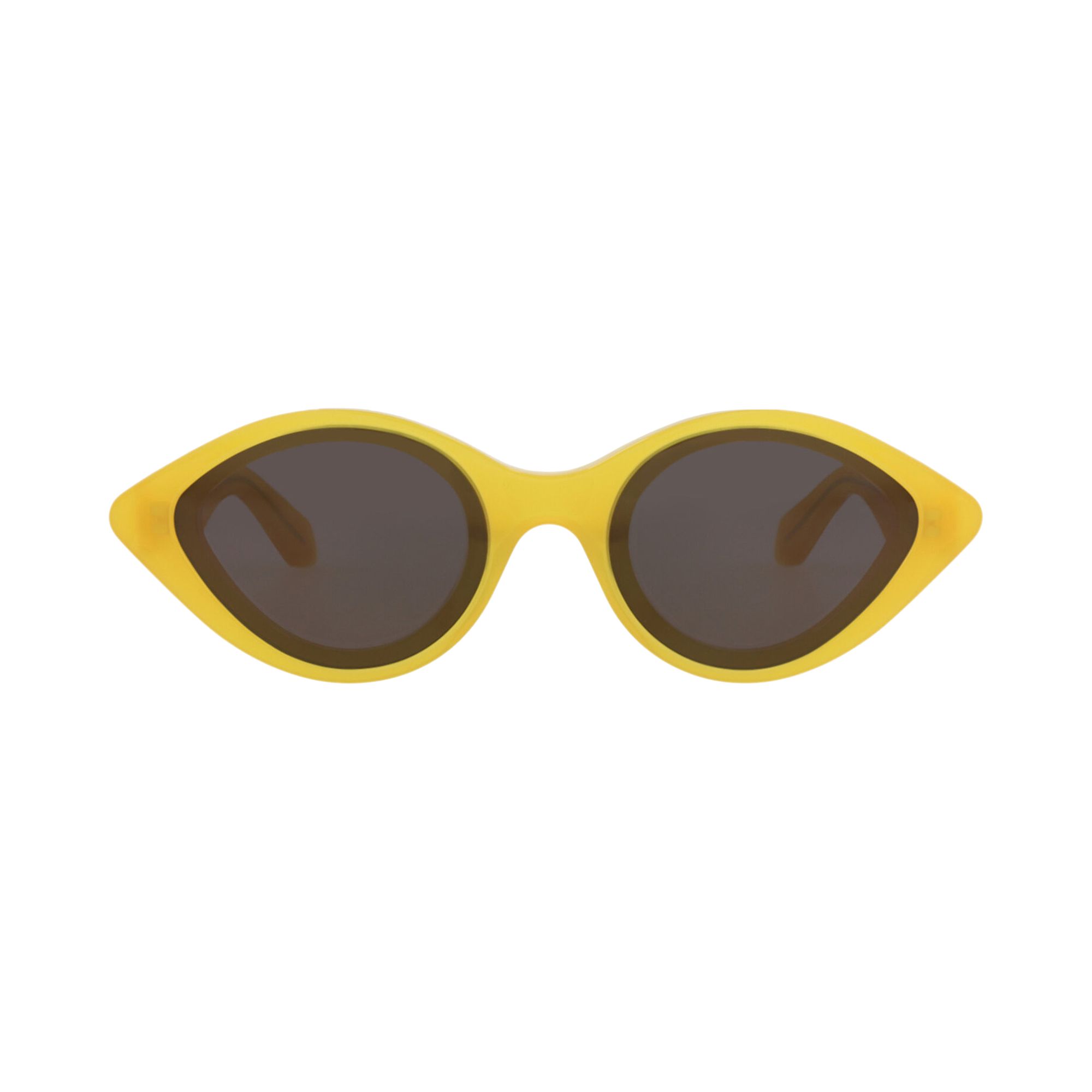 Click to view more detailed imagery on our partner's website Pre-owned Alaïa Cat Eye-frame Recycled Acetate Sunglasses 'yellow Grey' | Women's Size Onesize