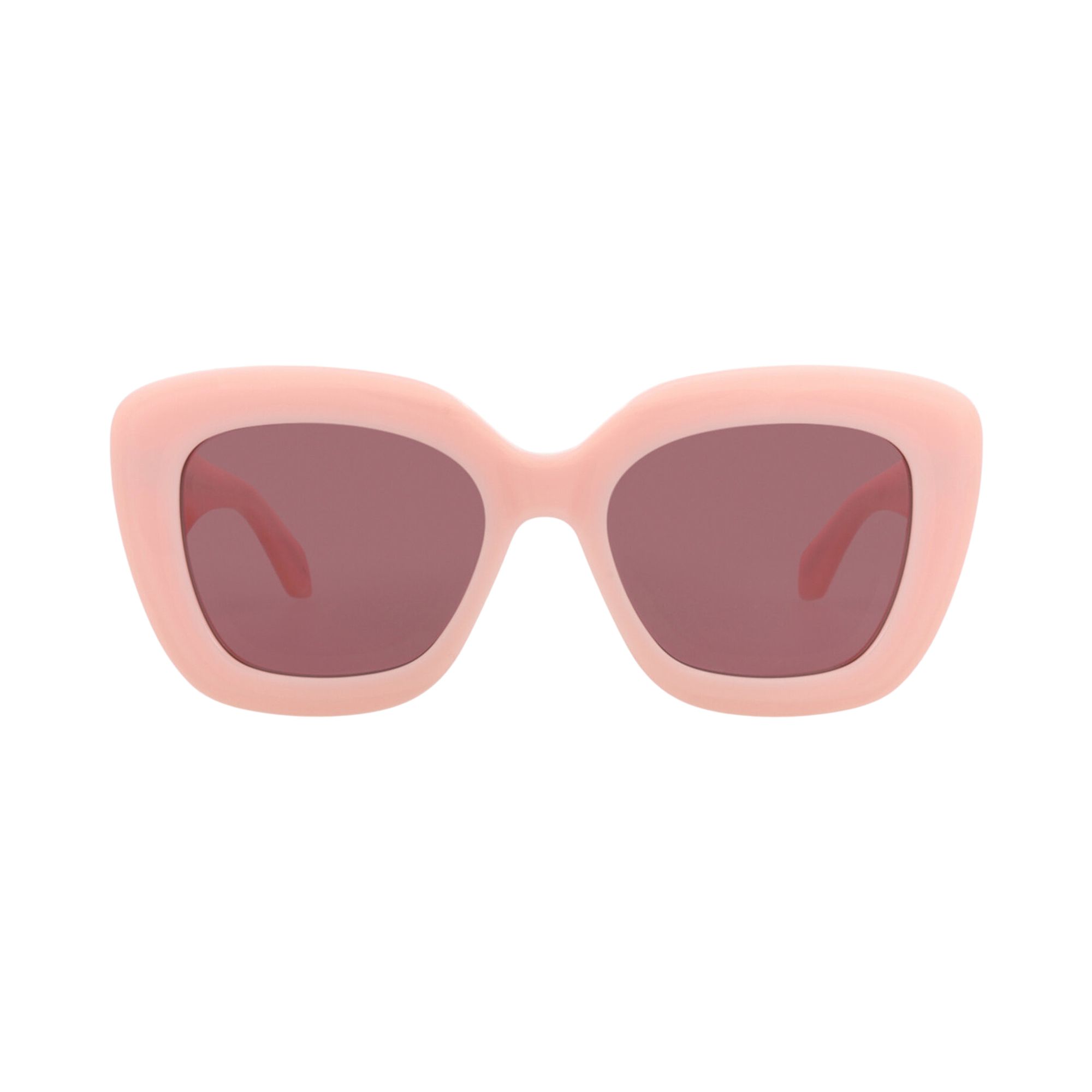 Pre-owned Alaïa Square-frame Recycled Acetate Sunglasses 'pink Violet' | Women's Size Onesize
