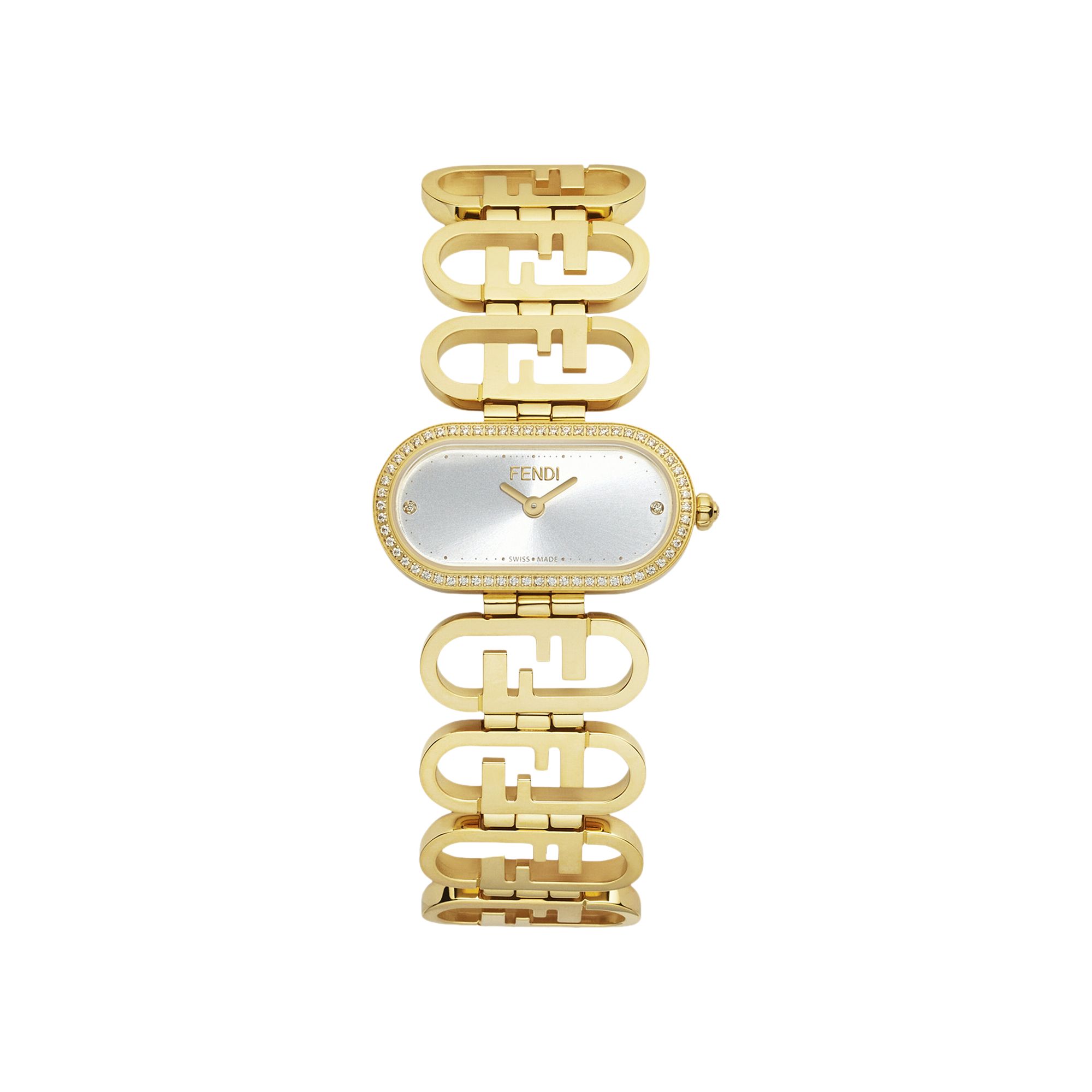 Pre-owned Fendi O'lock Diamond Watch 'gold' | Women's Size Onesize