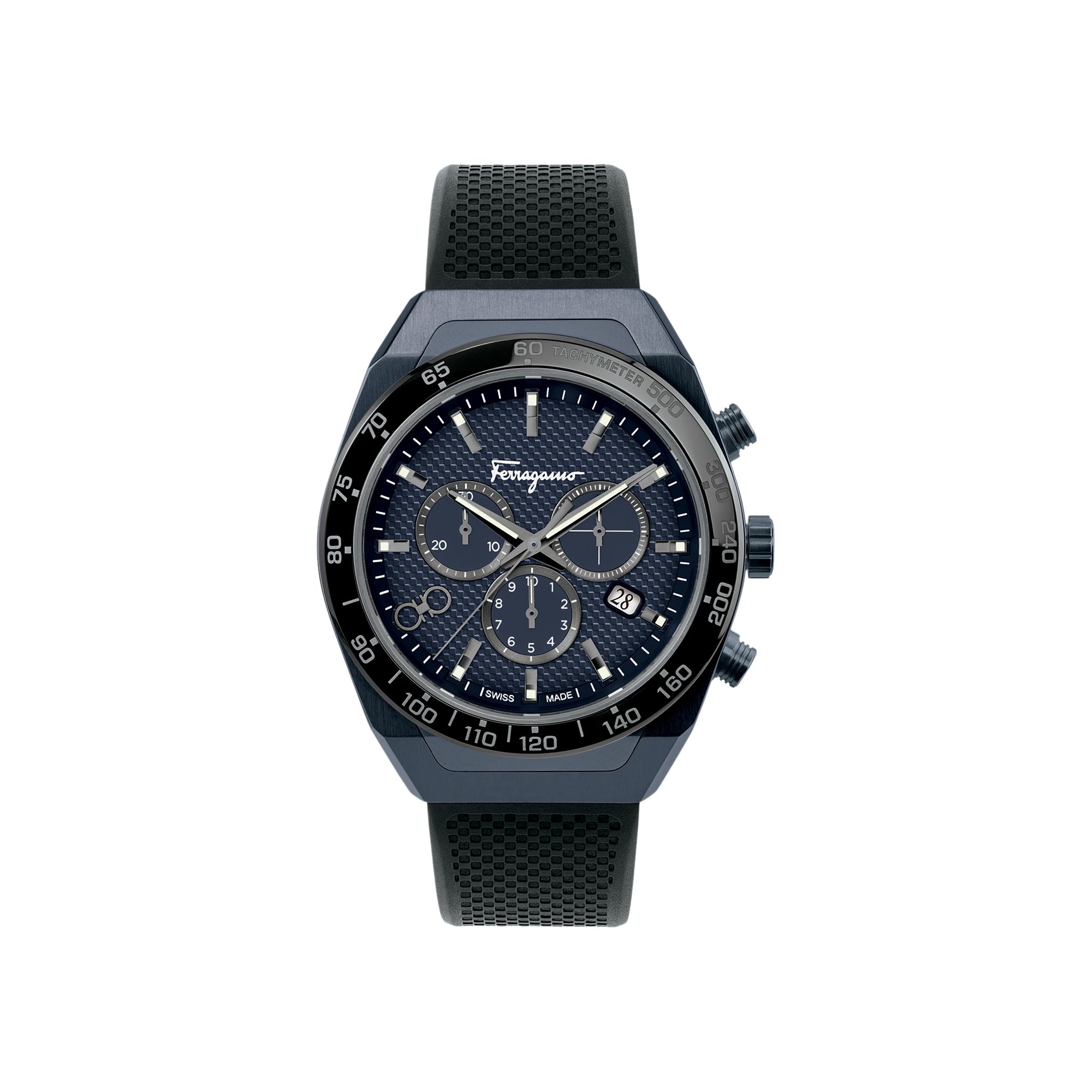 FERRAGAMO Pre-owned Slx Chronograph Watch 'two Tone' | Gold | Men's Size Onesize