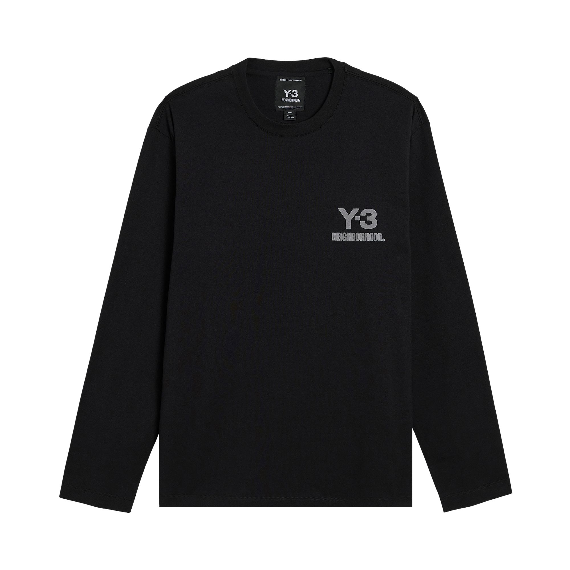 Click to view more detailed imagery on our partner's website Pre-owned Y-3 X Neighborhood Logo Long-sleeve Tee 'black' | Men's Size M
