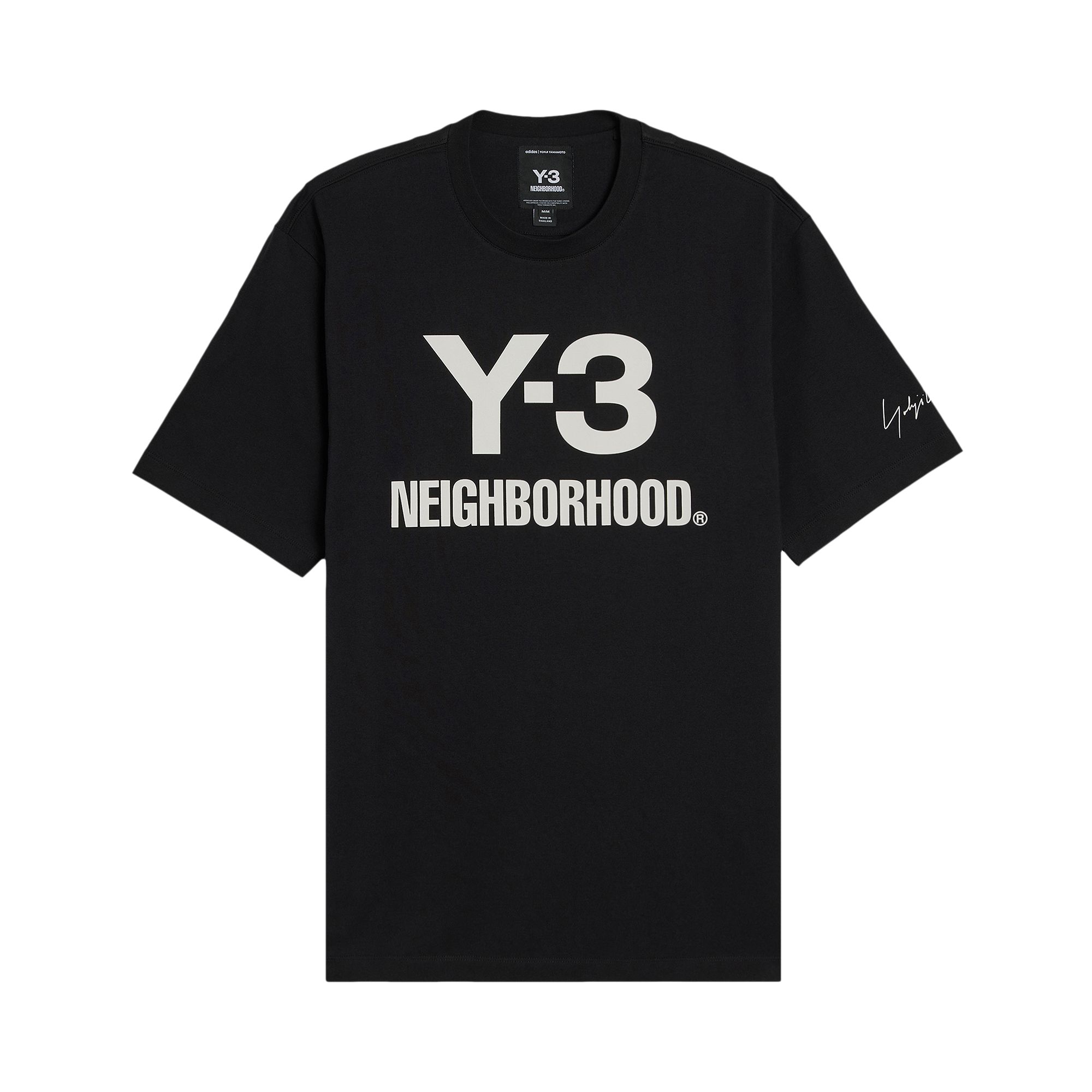 Pre-owned Y-3 X Neighborhood Logo Tee 'black' | Men's Size M