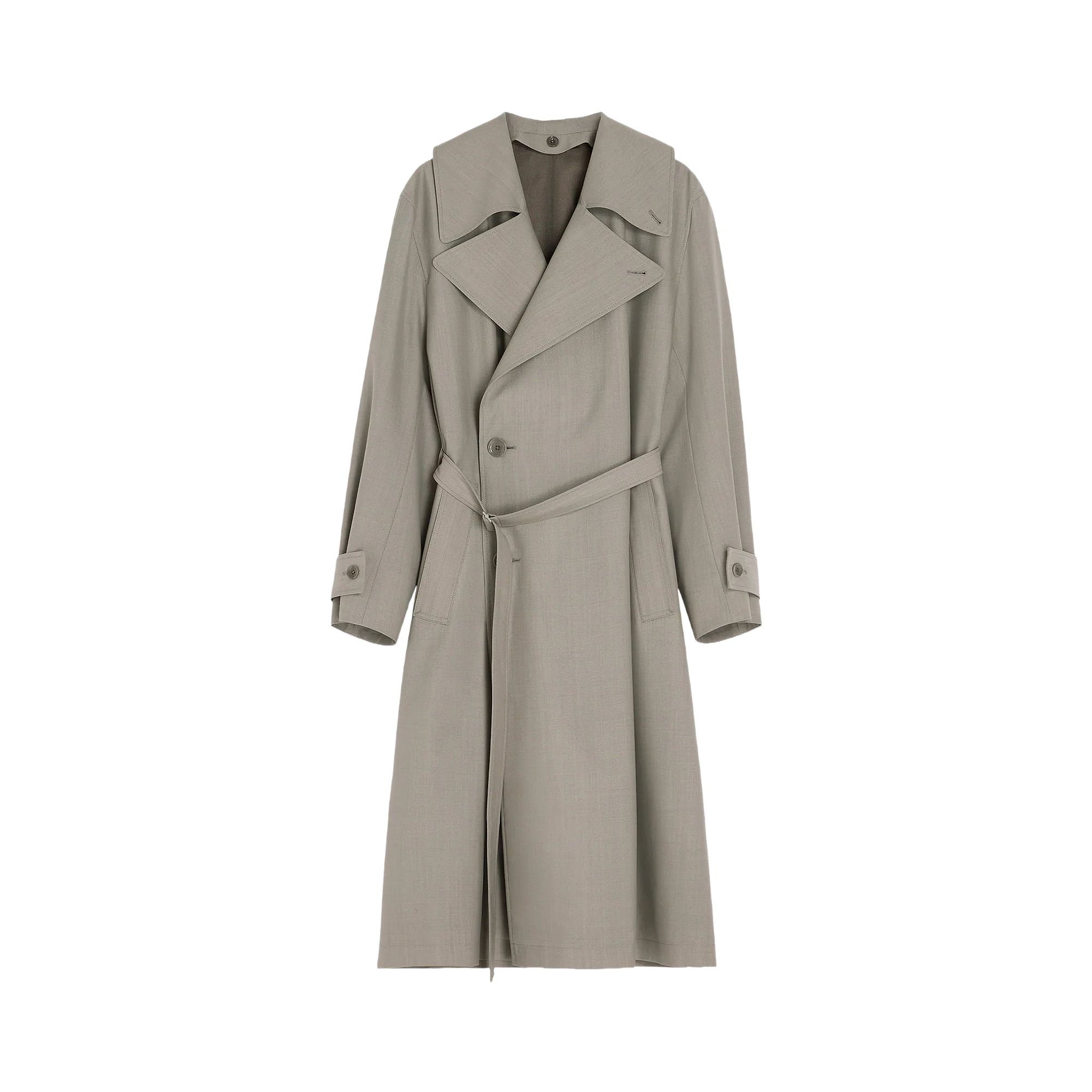 Pre-owned Lemaire Trench Coat With Detachable Lining 'light Taupe' | Tan | Women's Size 34 In Brown