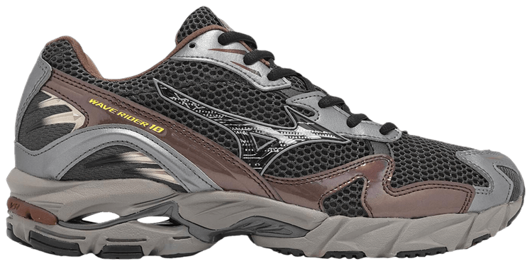 Mizuno Wave Rider 10 Black Brown
